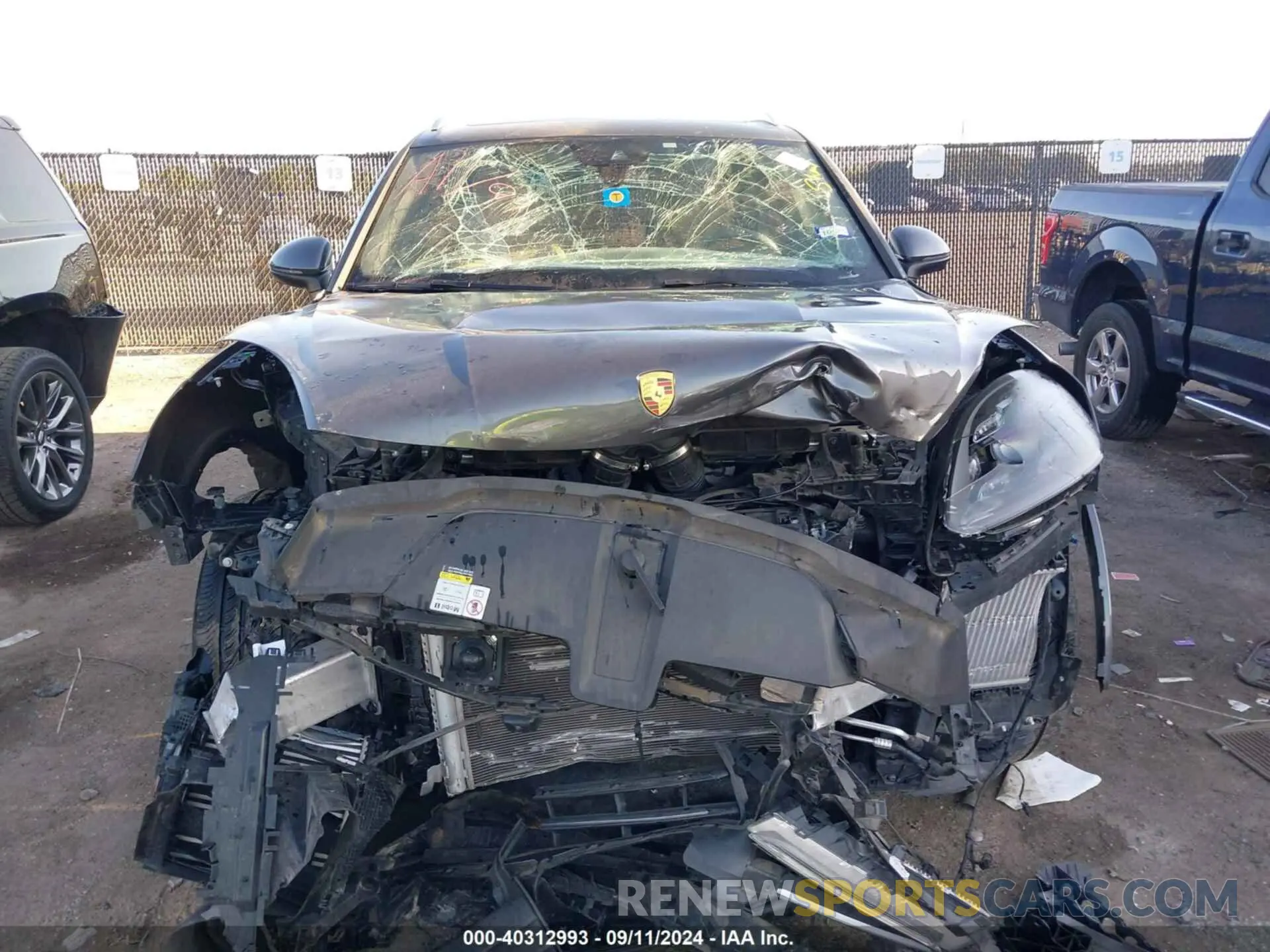 13 Photograph of a damaged car WP1AB2AY7PDA14428 PORSCHE CAYENNE 2023