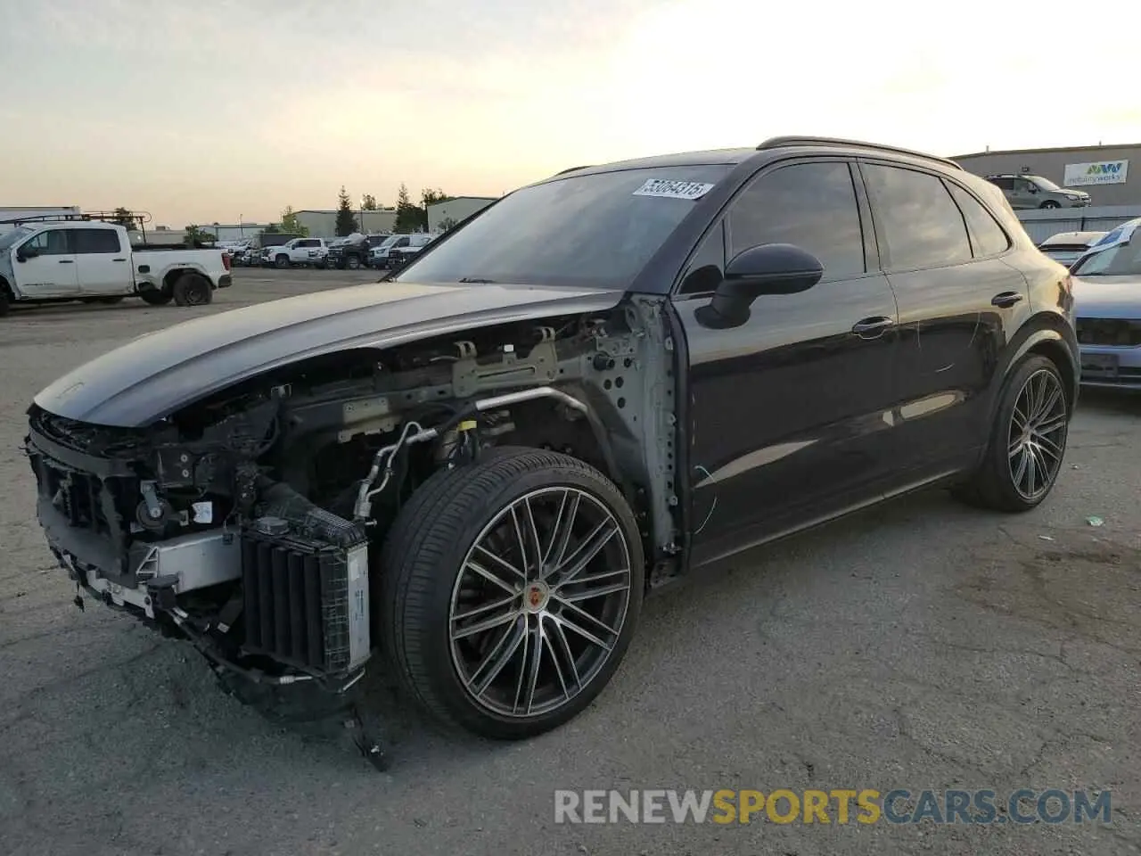 1 Photograph of a damaged car WP1AB2AY8PDA15250 PORSCHE CAYENNE 2023