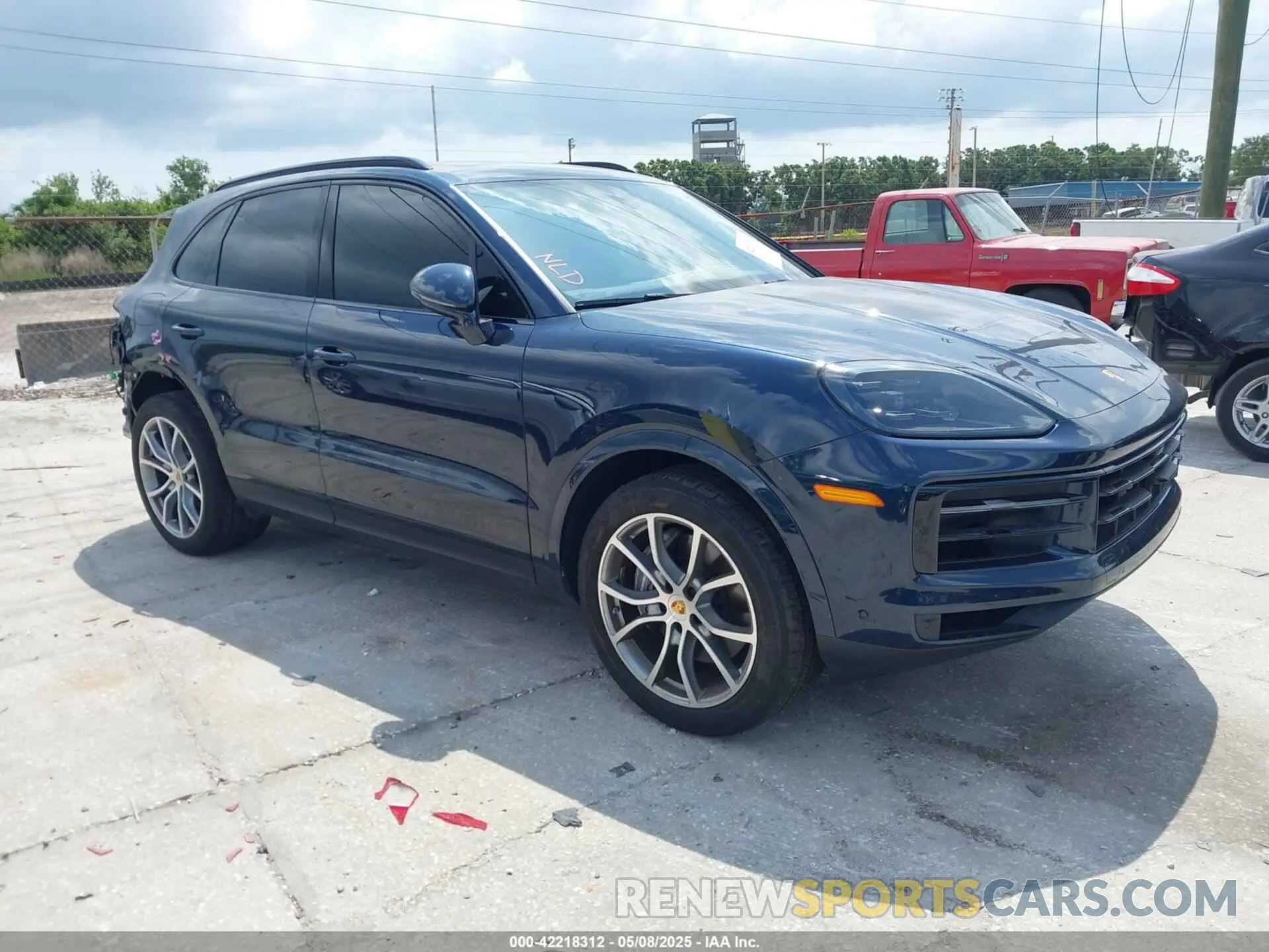1 Photograph of a damaged car WP1AA2AY2RDA02192 PORSCHE CAYENNE 2024