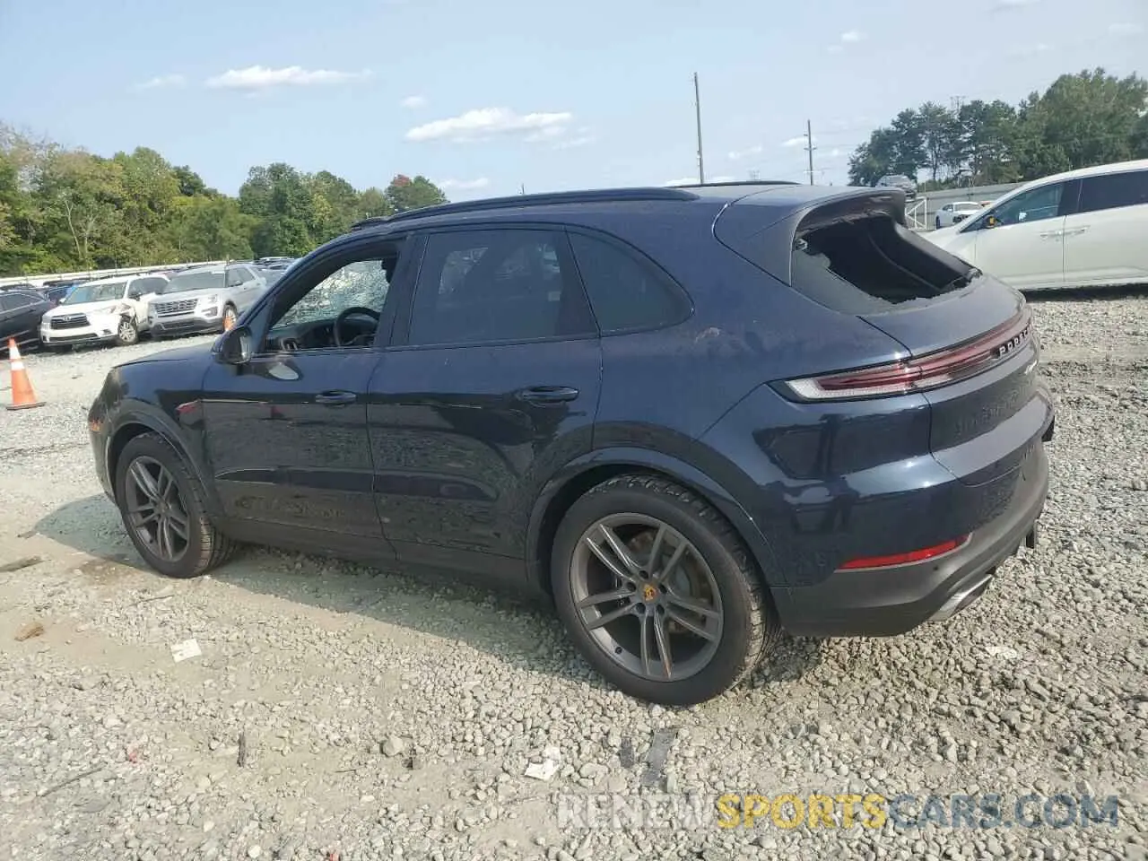 2 Photograph of a damaged car WP1AA2AY2RDA07716 PORSCHE CAYENNE 2024