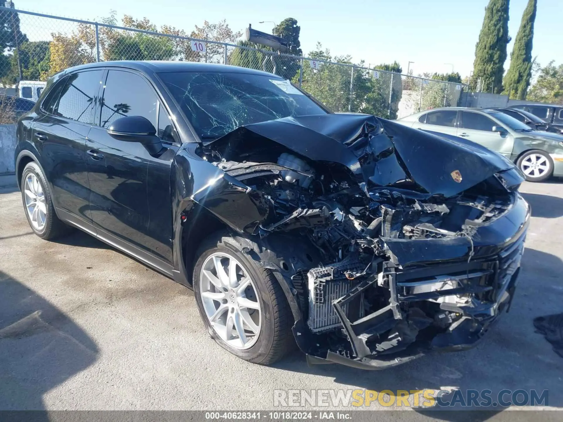 1 Photograph of a damaged car WP1AA2AY5RDA02865 PORSCHE CAYENNE 2024