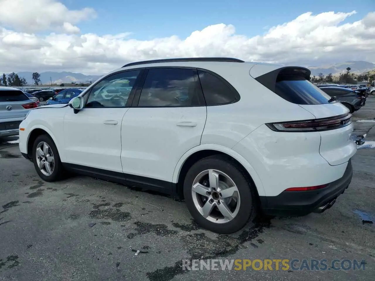 2 Photograph of a damaged car WP1AA2AY5RDA12912 PORSCHE CAYENNE 2024