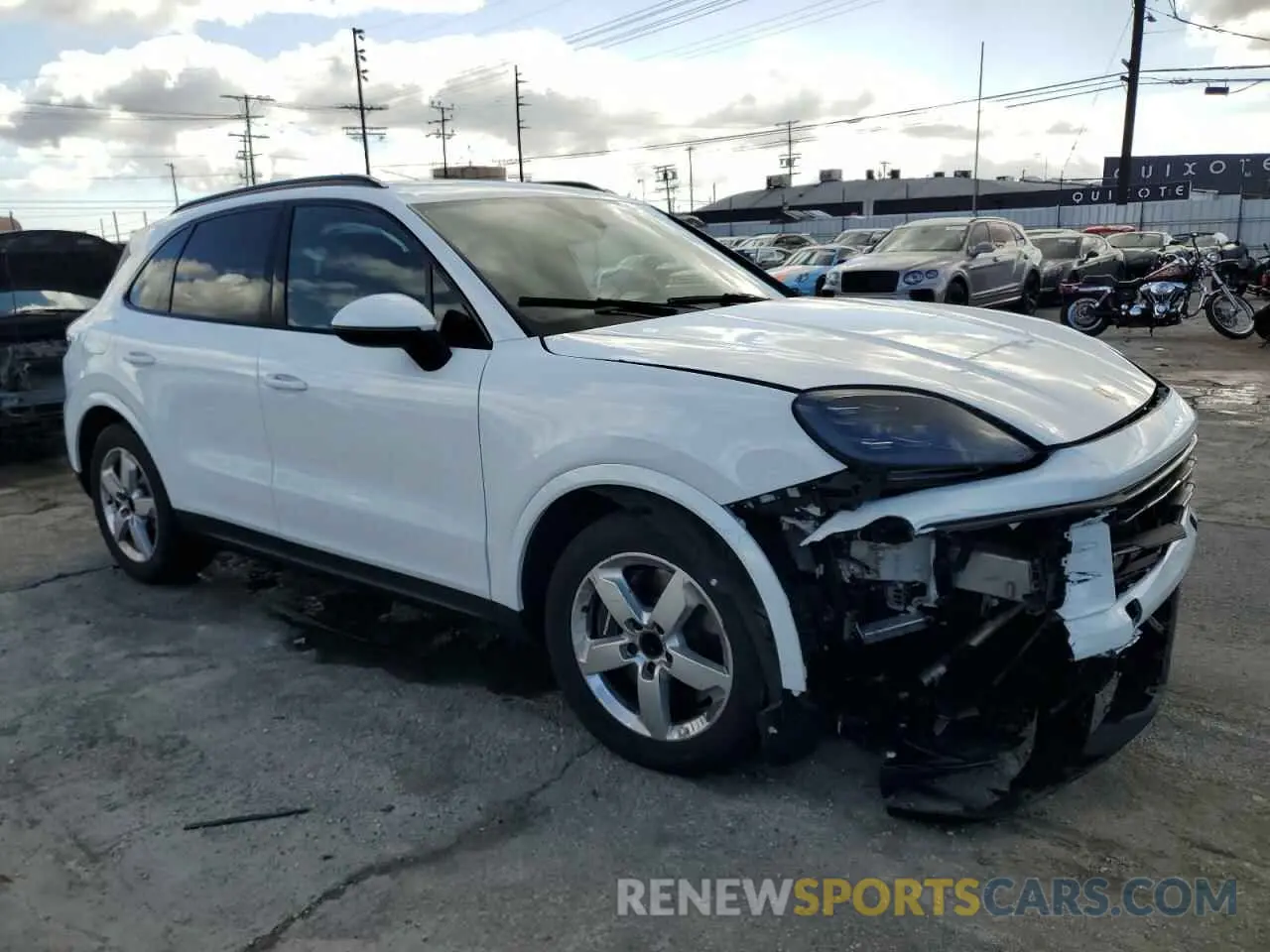 4 Photograph of a damaged car WP1AA2AY5RDA12912 PORSCHE CAYENNE 2024