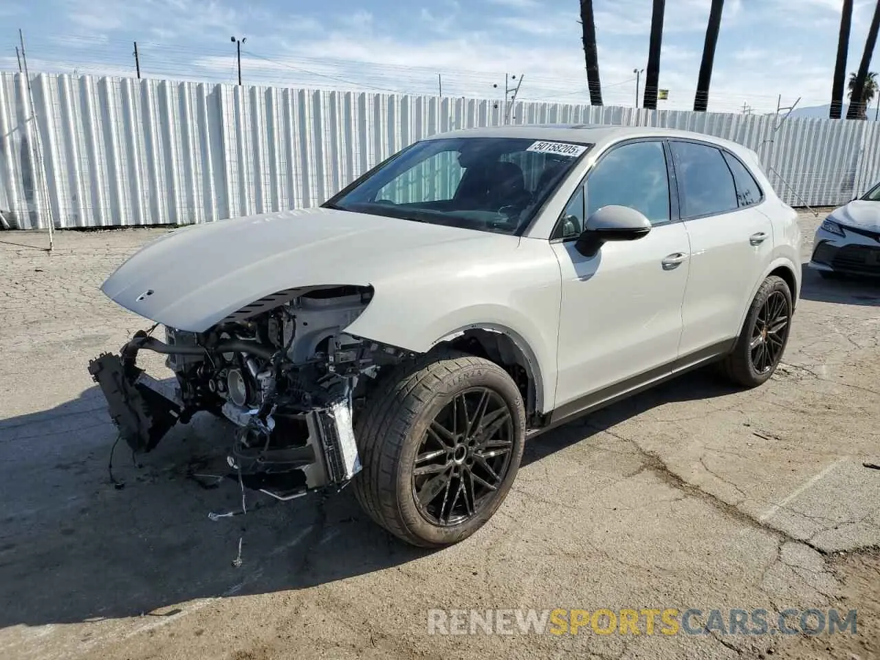 1 Photograph of a damaged car WP1AA2AY5RDA13168 PORSCHE CAYENNE 2024