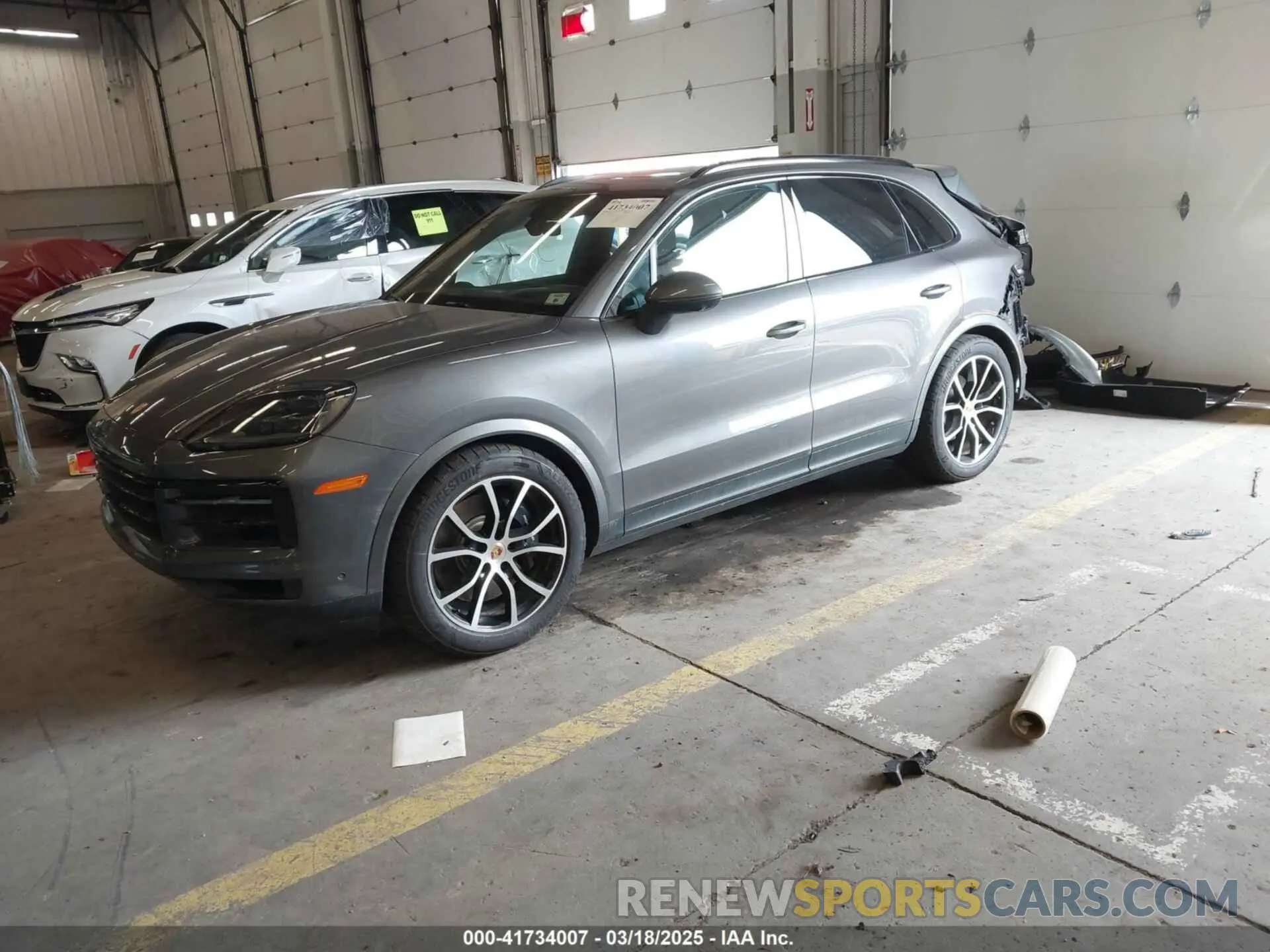 2 Photograph of a damaged car WP1AL2AY1RDA34013 PORSCHE CAYENNE 2024