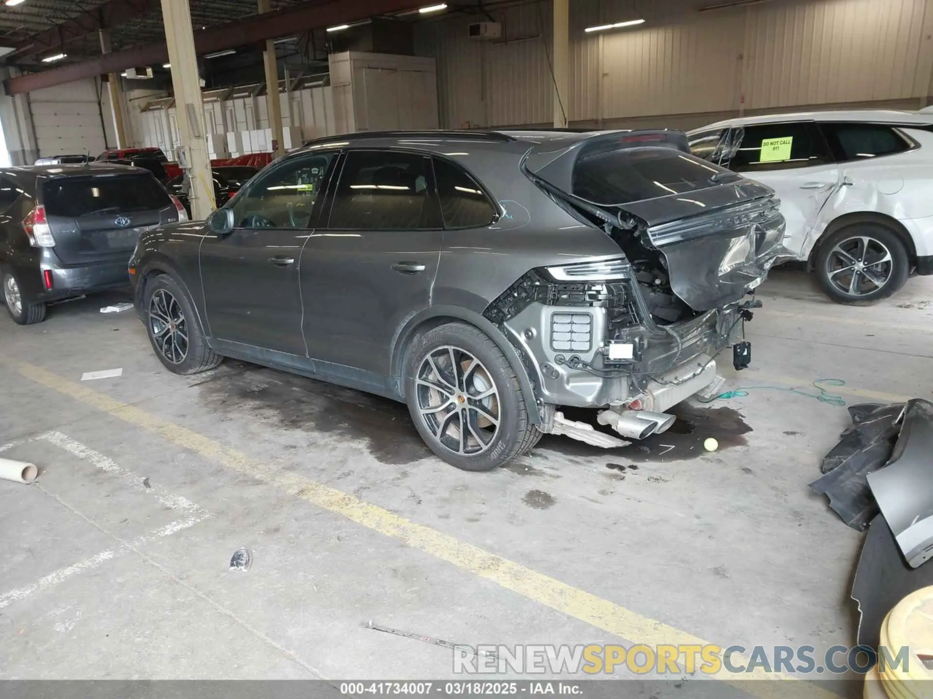 3 Photograph of a damaged car WP1AL2AY1RDA34013 PORSCHE CAYENNE 2024