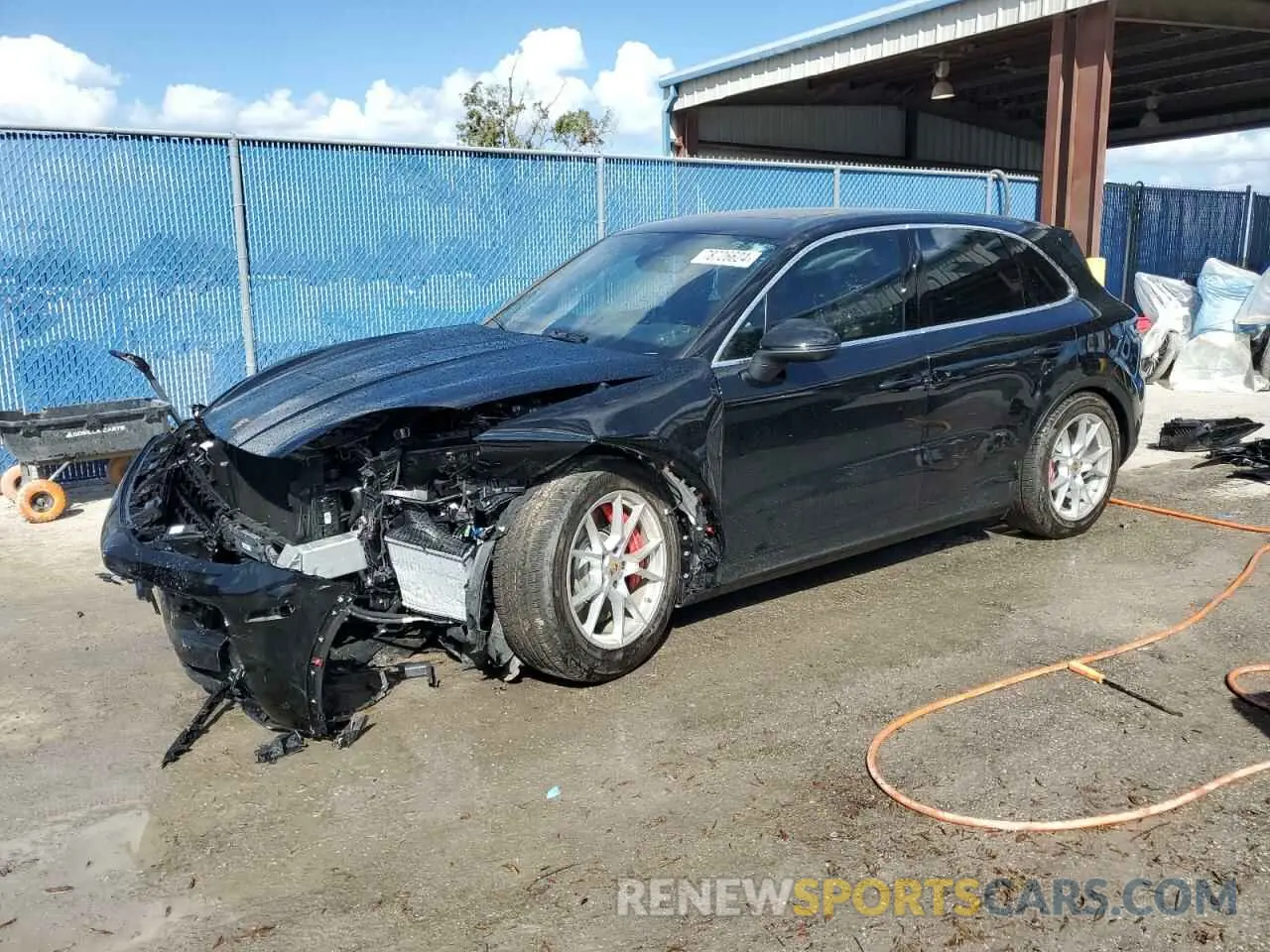 1 Photograph of a damaged car WP1AL2AY1RDA34089 PORSCHE CAYENNE 2024