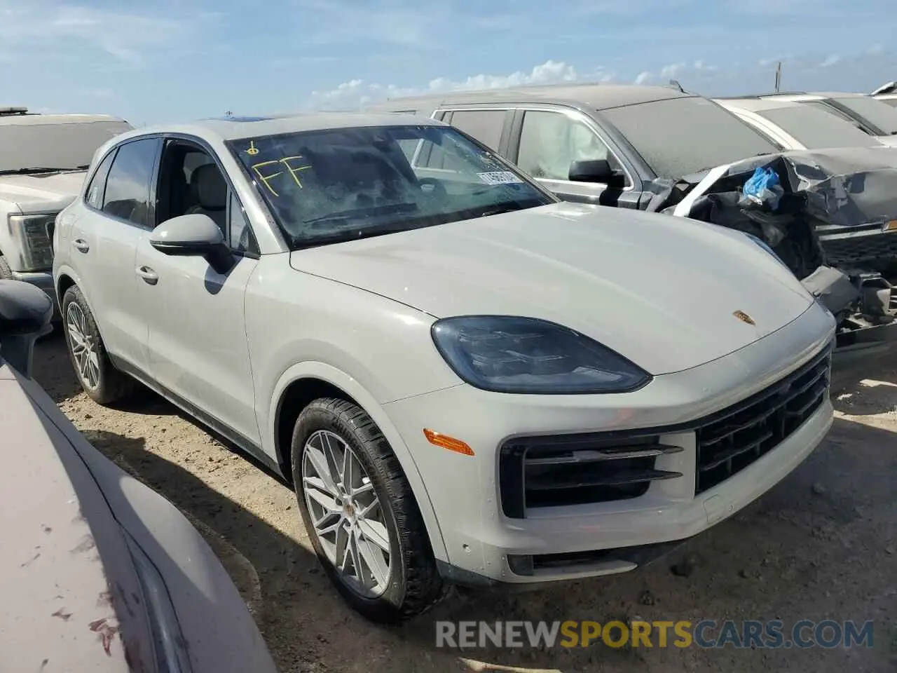 4 Photograph of a damaged car WP1AL2AY5RDA33060 PORSCHE CAYENNE 2024
