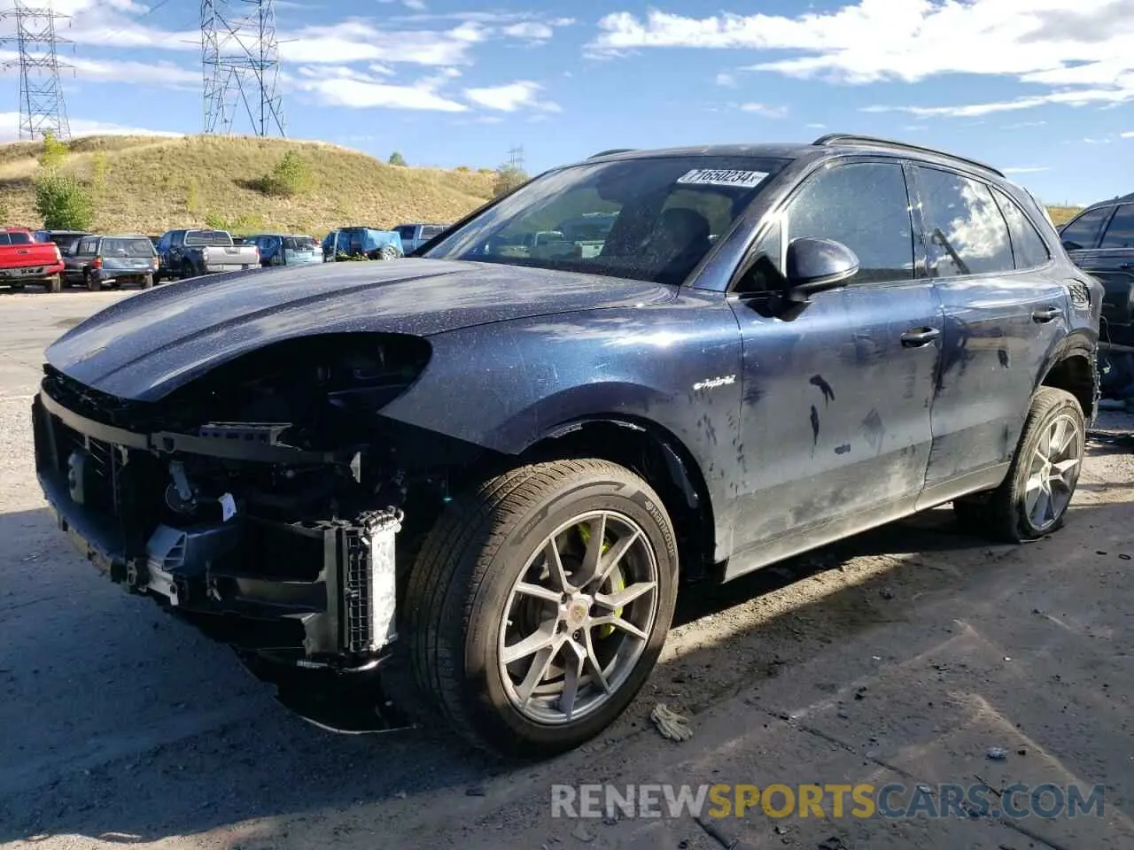 1 Photograph of a damaged car WP1AN2AY9RDA40412 PORSCHE CAYENNE 2024