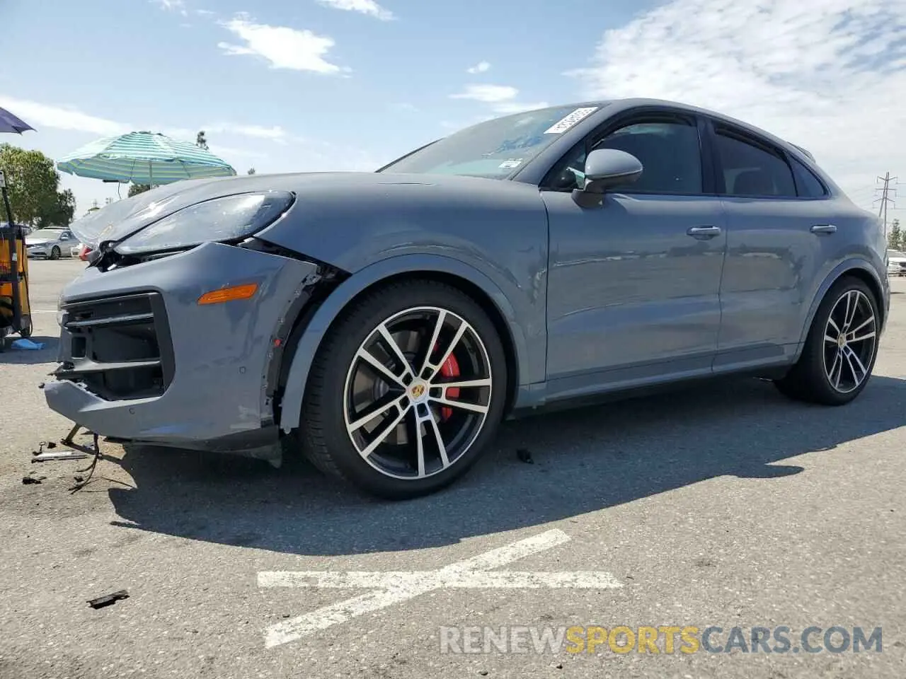 1 Photograph of a damaged car WP1BL2AY8RDA60242 PORSCHE CAYENNE 2024