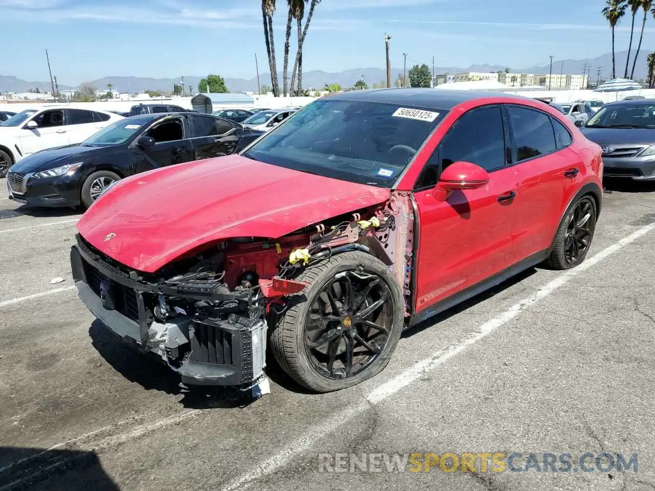 1 Photograph of a damaged car WP1BM2AY0RDA71068 PORSCHE CAYENNE 2024