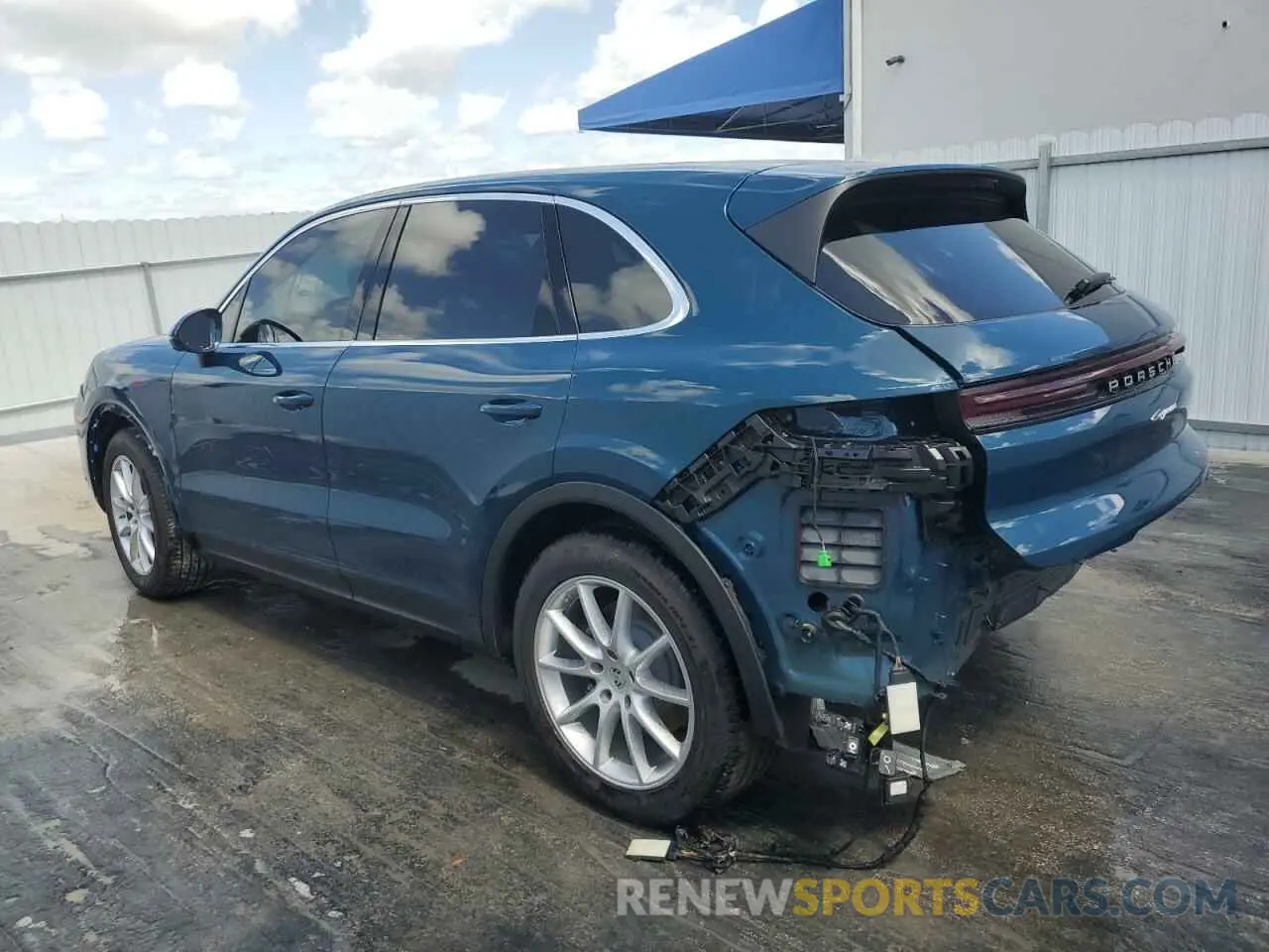 2 Photograph of a damaged car WP1AA2AY7SDA03960 PORSCHE CAYENNE 2025