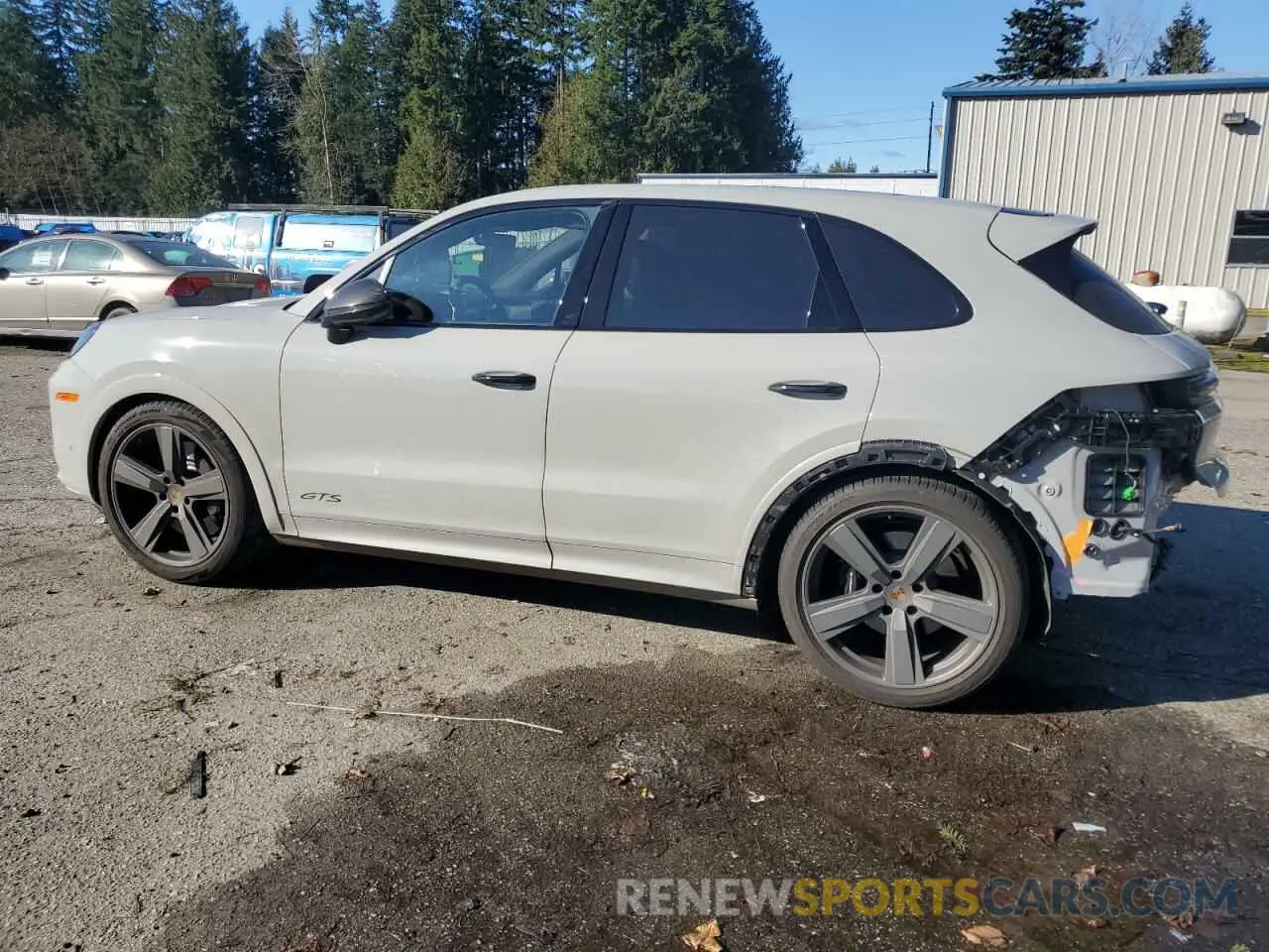 2 Photograph of a damaged car WP1AG2AY2SDA24164 PORSCHE CAYENNE 2025