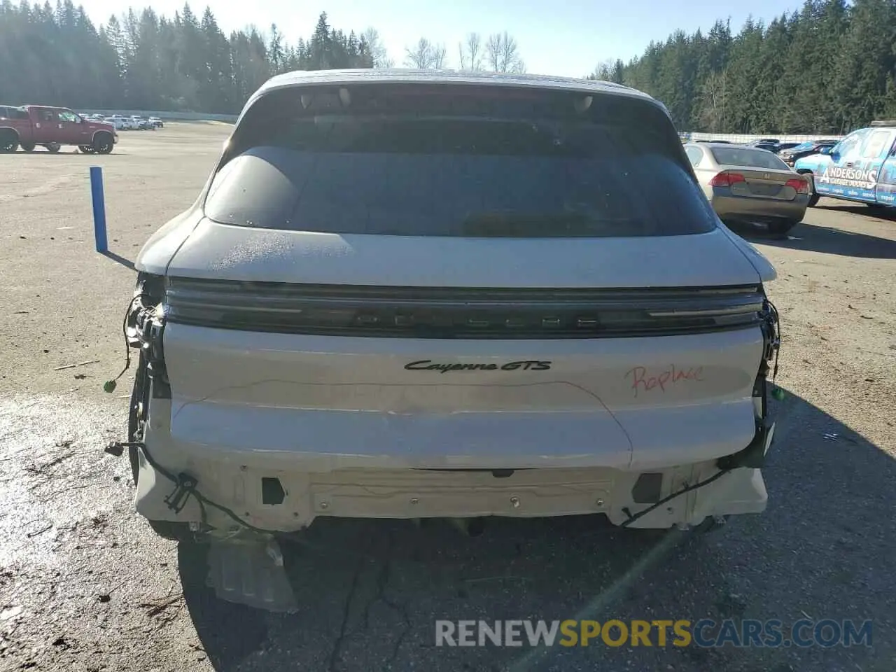 6 Photograph of a damaged car WP1AG2AY2SDA24164 PORSCHE CAYENNE 2025