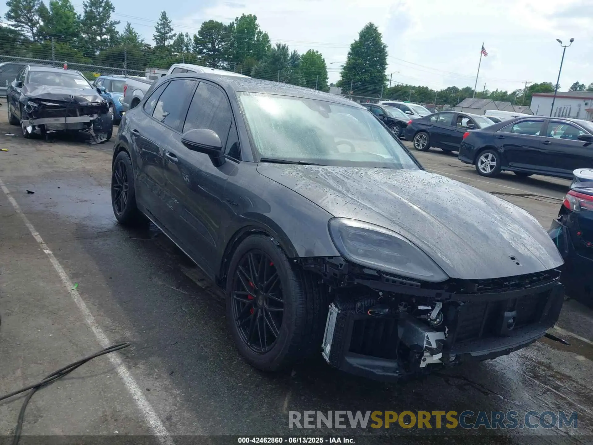 1 Photograph of a damaged car WP1AM2AY7SDA27408 PORSCHE CAYENNE 2025