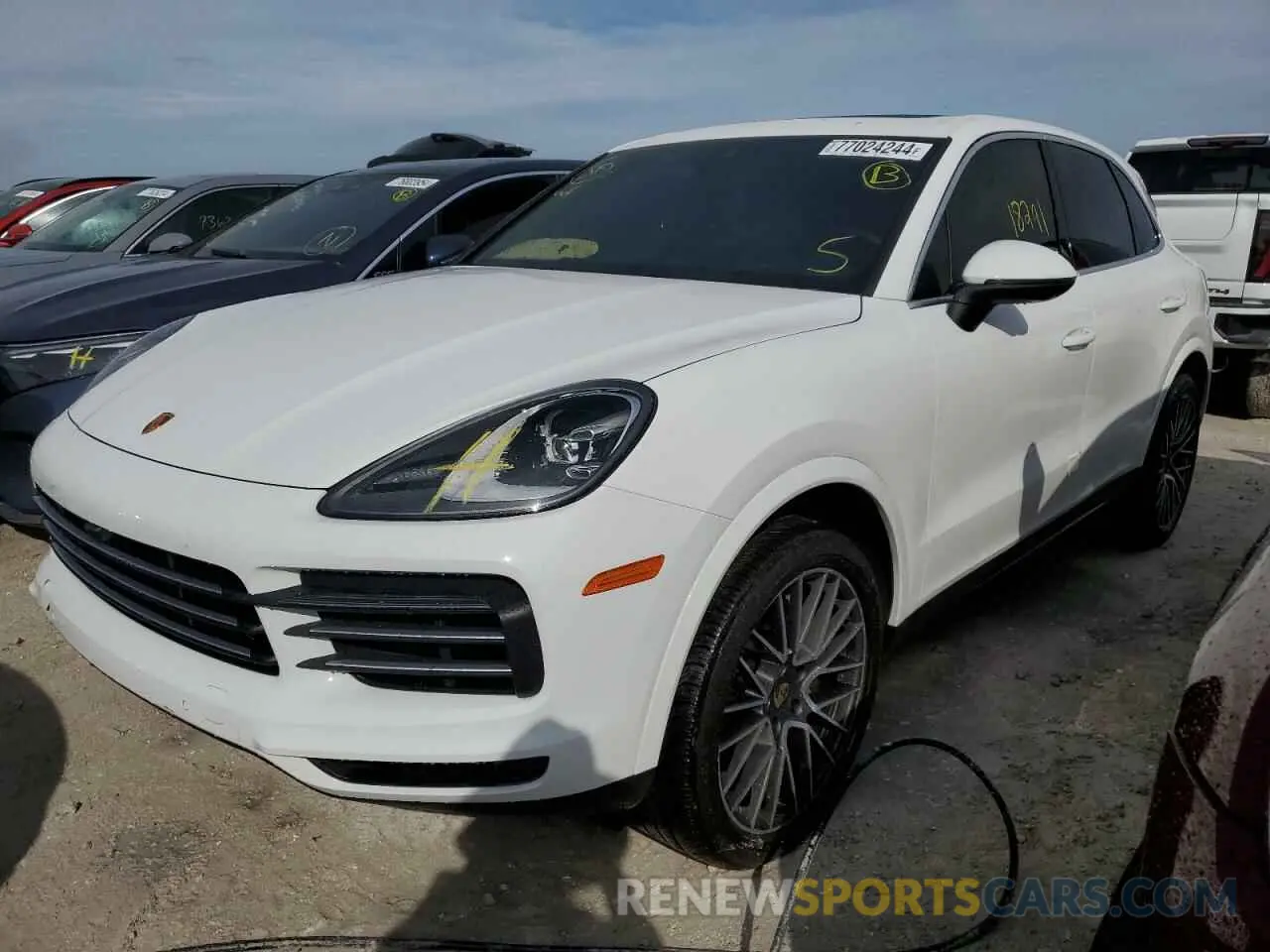 1 Photograph of a damaged car WP1AA2AY2PDA10421 PORSCHE CAYENNE BA 2023