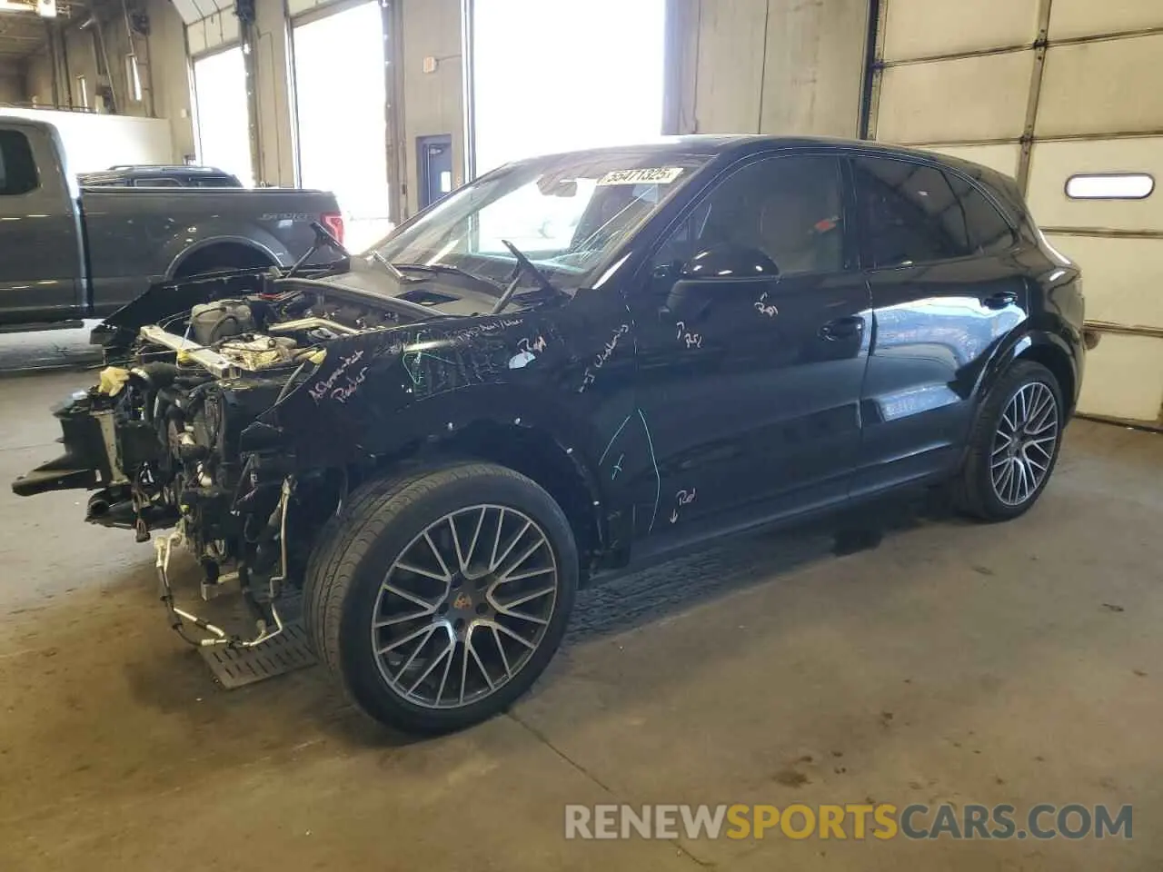 1 Photograph of a damaged car WP1AA2AY3PDA01274 PORSCHE CAYENNE BA 2023