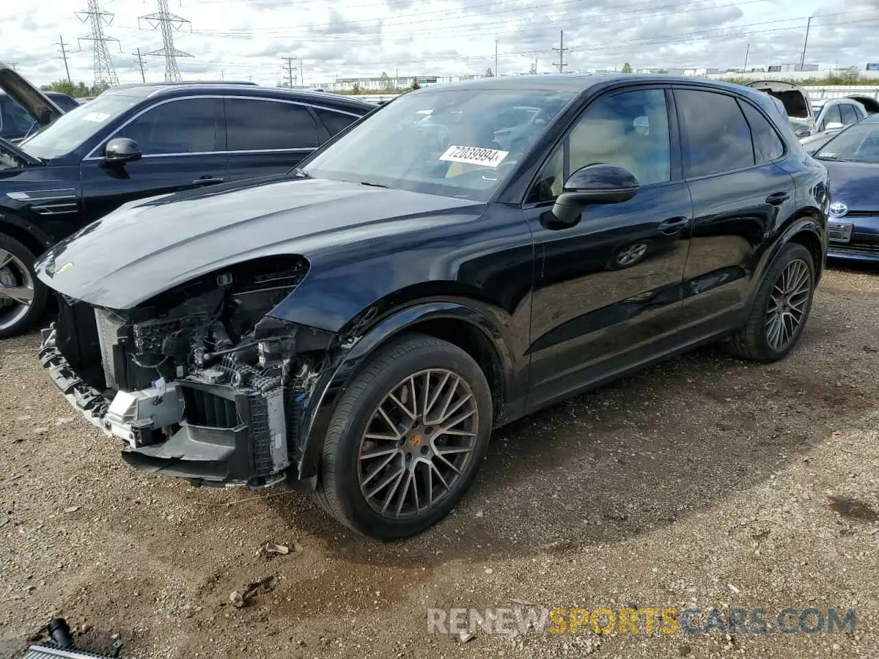 1 Photograph of a damaged car WP1AA2AY4PDA01817 PORSCHE CAYENNE BA 2023
