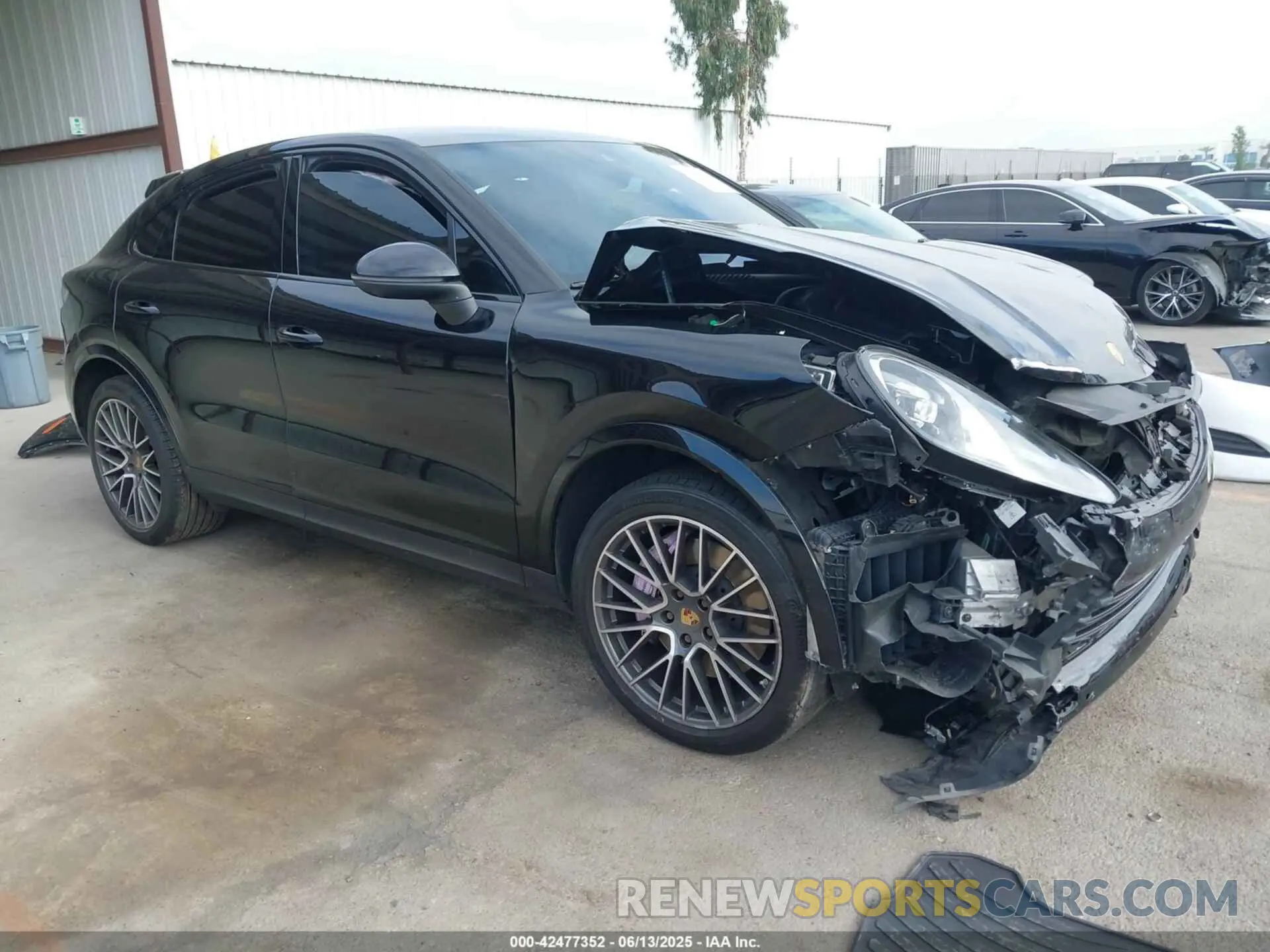 1 Photograph of a damaged car WP1BA2AY4NDA47522 PORSCHE CAYENNE COUPE 2022