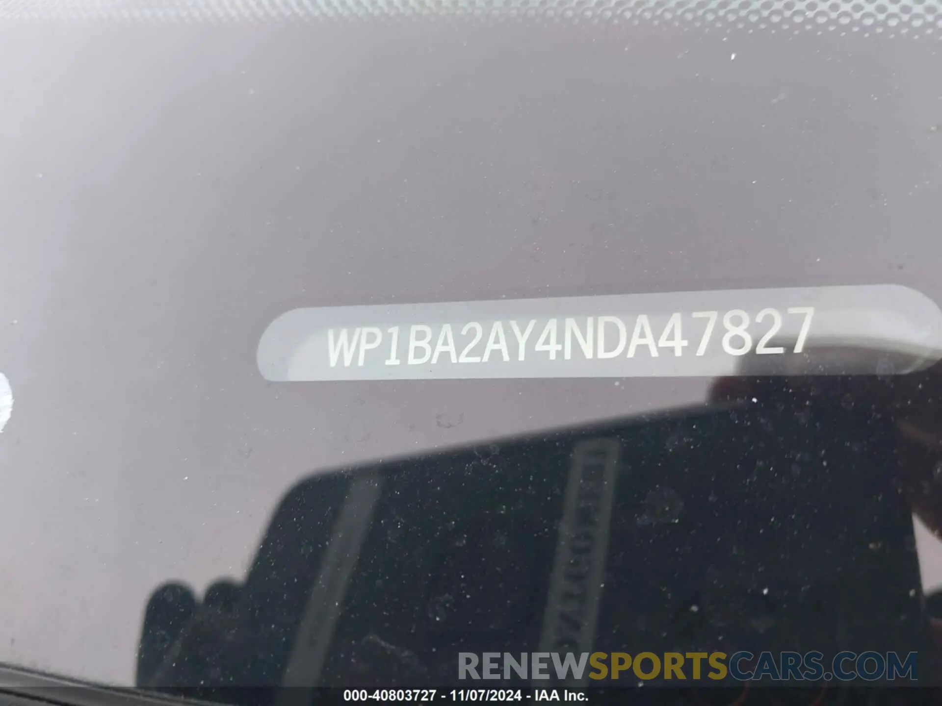 9 Photograph of a damaged car WP1BA2AY4NDA47827 PORSCHE CAYENNE COUPE 2022