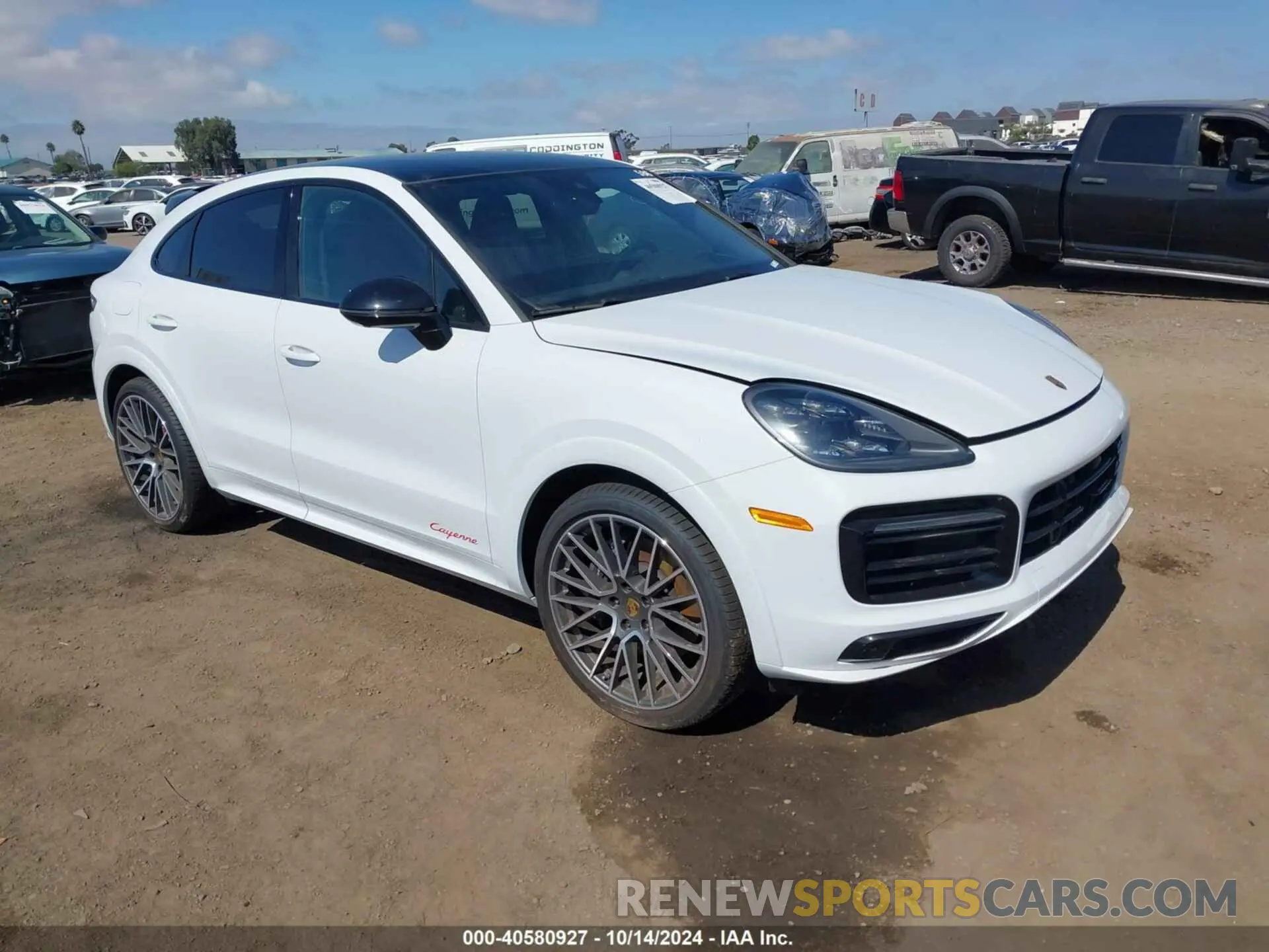 1 Photograph of a damaged car WP1BA2AY7NDA49944 PORSCHE CAYENNE COUPE 2022