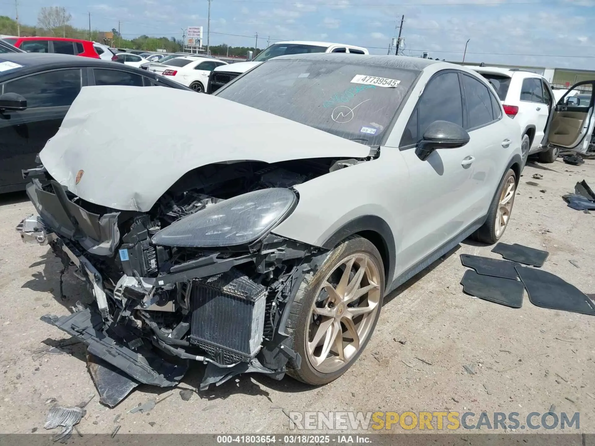 6 Photograph of a damaged car WP1BK2AY4NDA60106 PORSCHE CAYENNE COUPE 2022