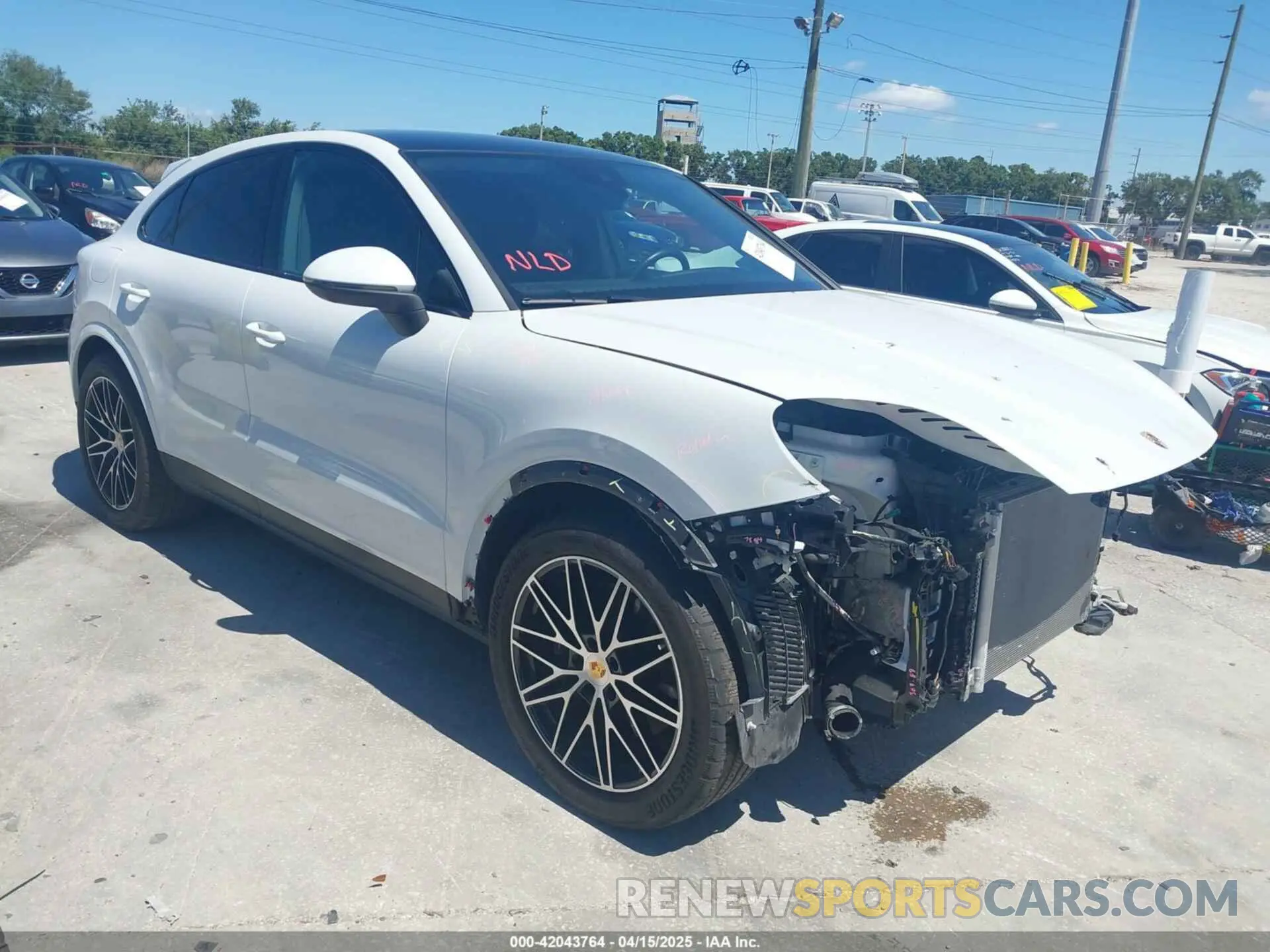 1 Photograph of a damaged car WP1BA2AY3RDA49140 PORSCHE CAYENNE COUPE 2024