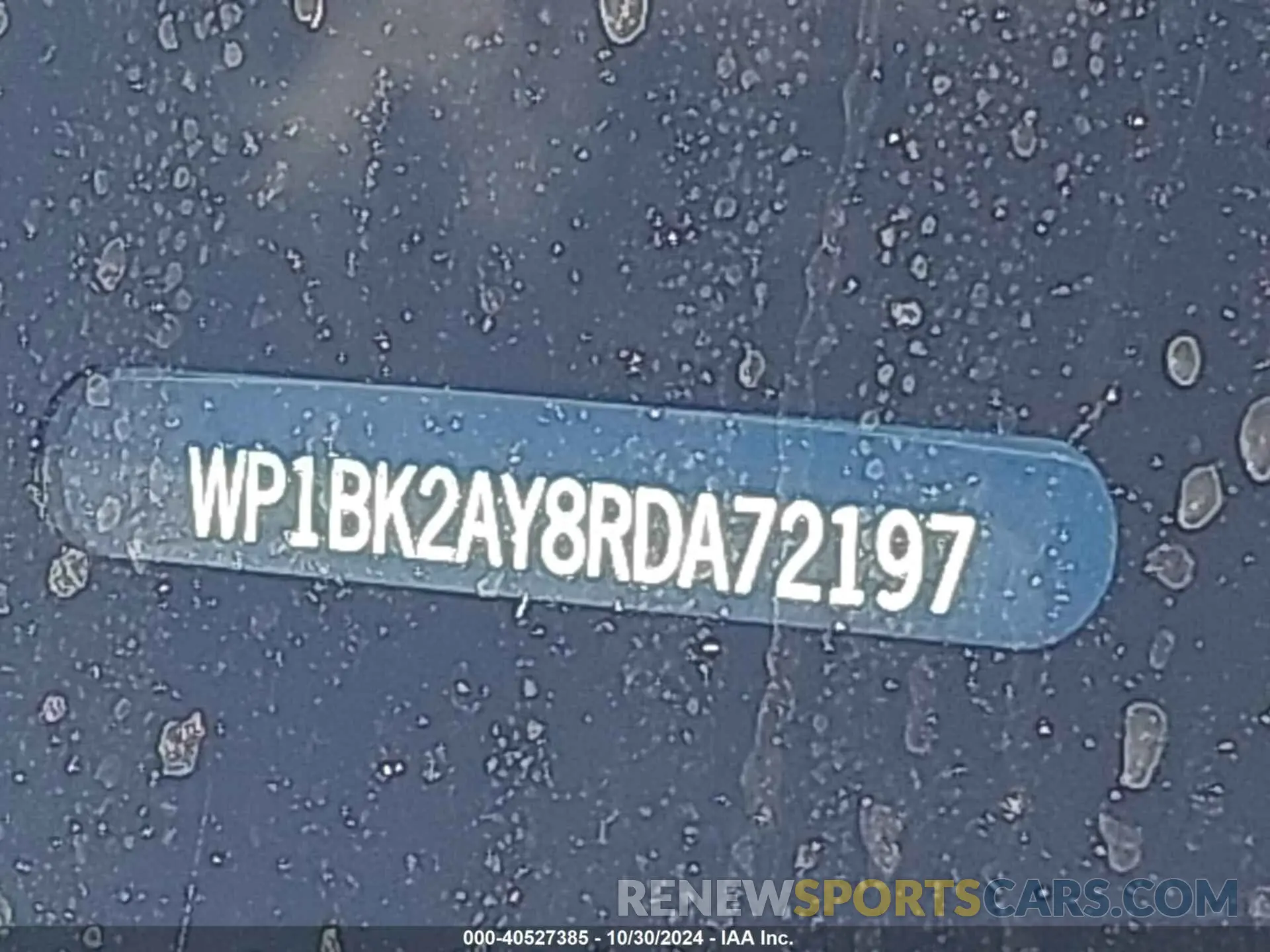 9 Photograph of a damaged car WP1BK2AY8RDA72197 PORSCHE CAYENNE COUPE 2024