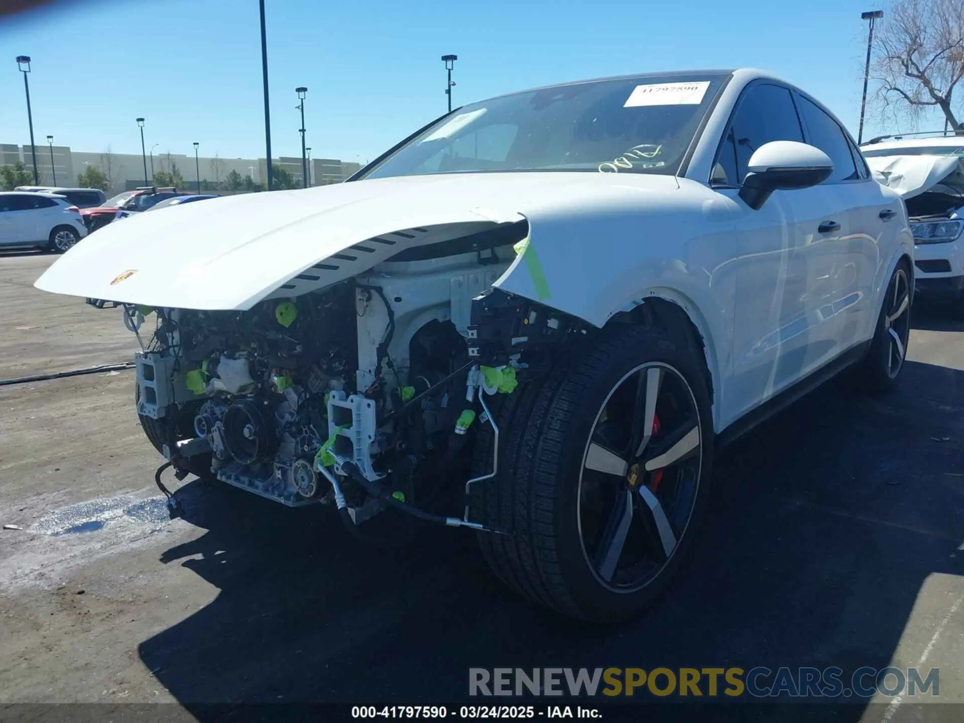 2 Photograph of a damaged car WP1BL2AY1RDA60017 PORSCHE CAYENNE COUPE 2024