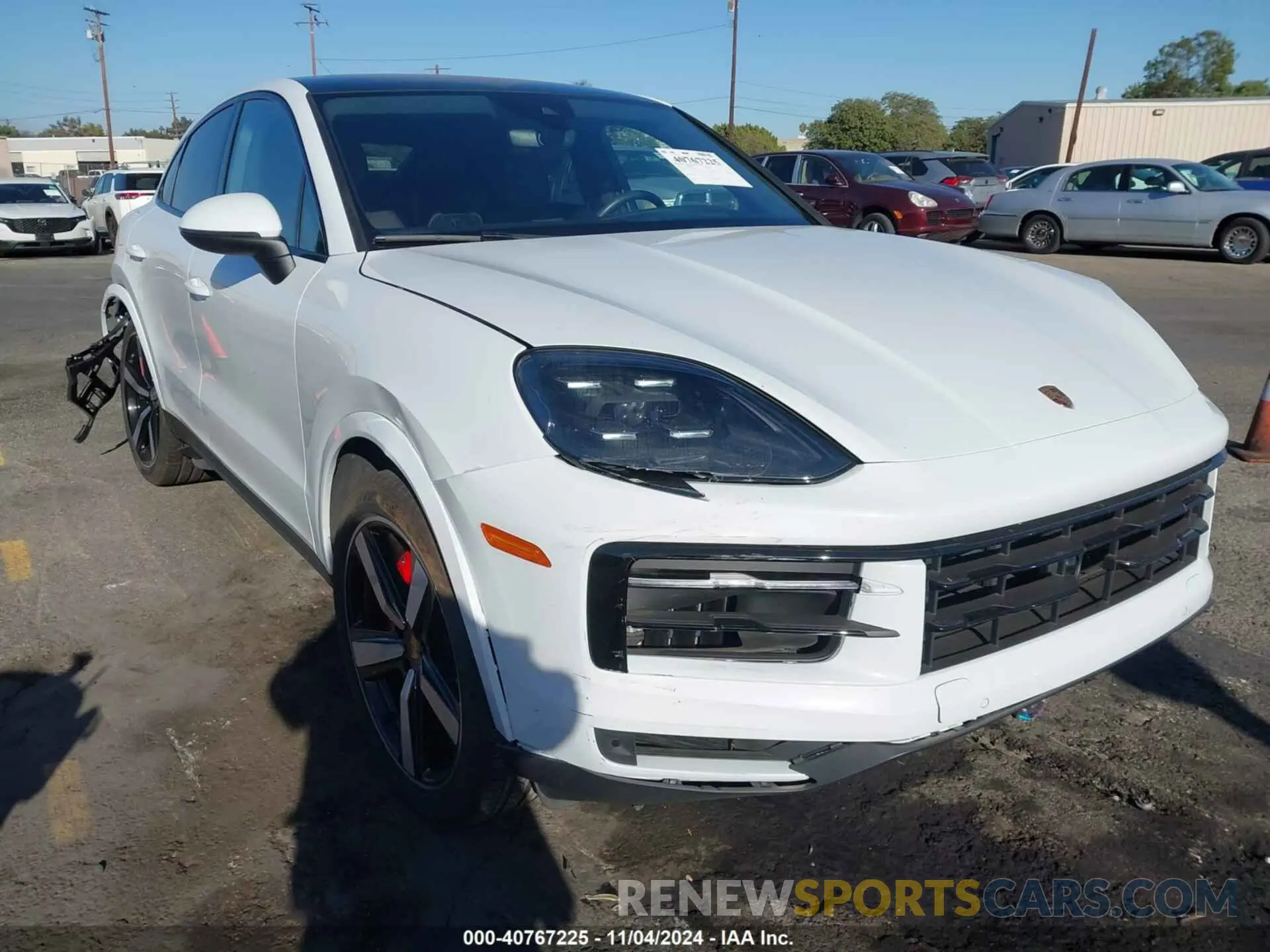 1 Photograph of a damaged car WP1BL2AY9RDA60881 PORSCHE CAYENNE COUPE 2024