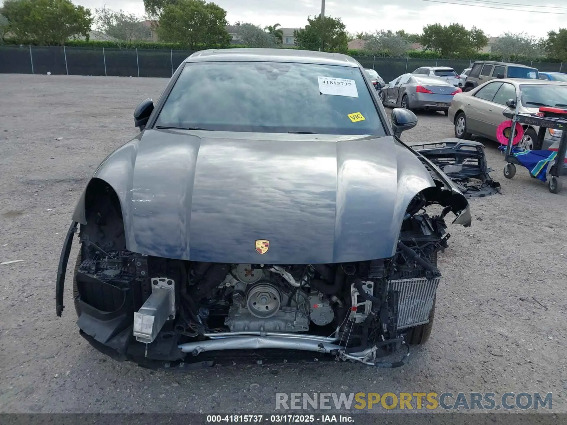 13 Photograph of a damaged car WP1AE2AYXMDA24566 PORSCHE CAYENNE E-HYBRID 2021