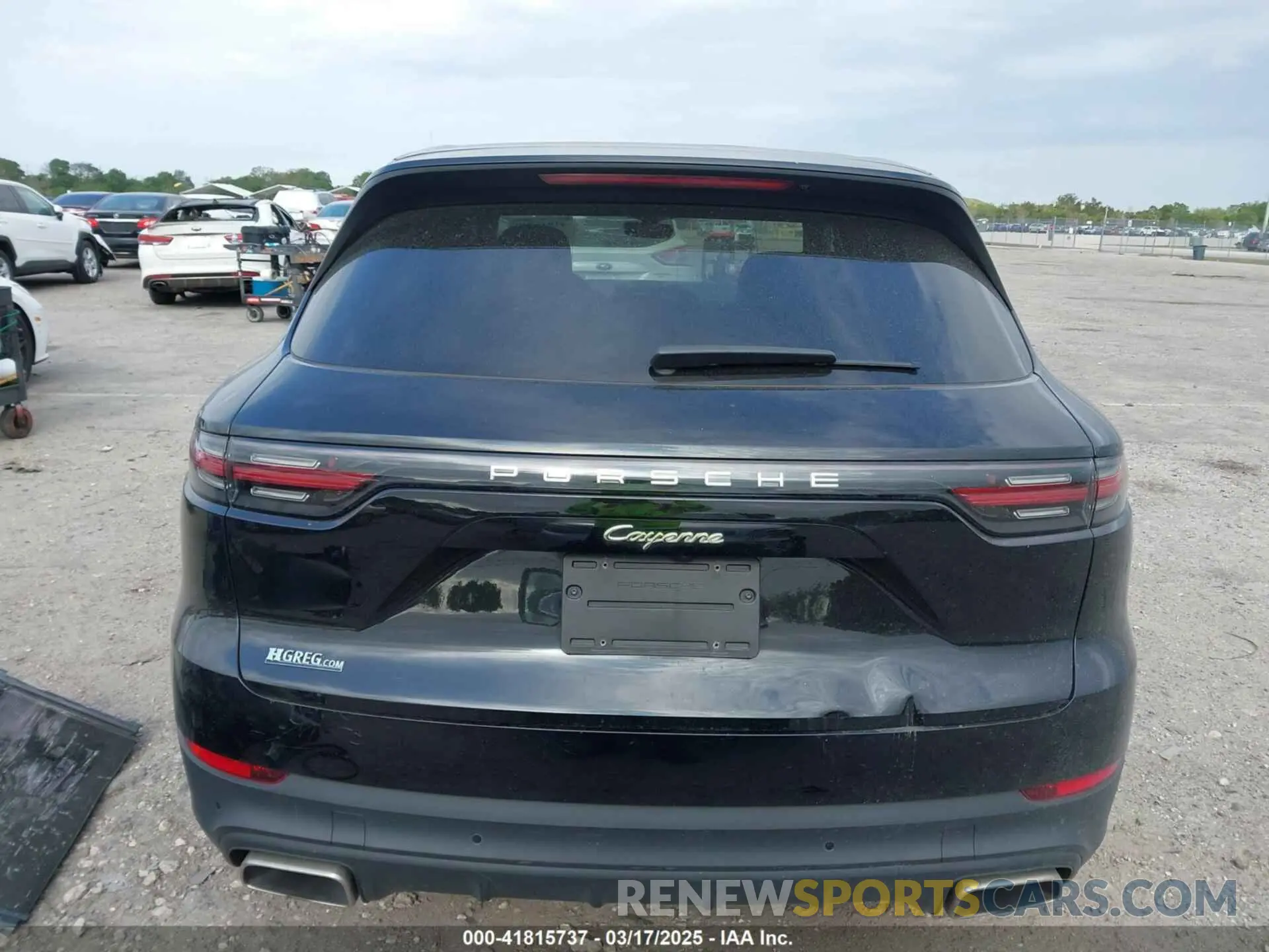 17 Photograph of a damaged car WP1AE2AYXMDA24566 PORSCHE CAYENNE E-HYBRID 2021