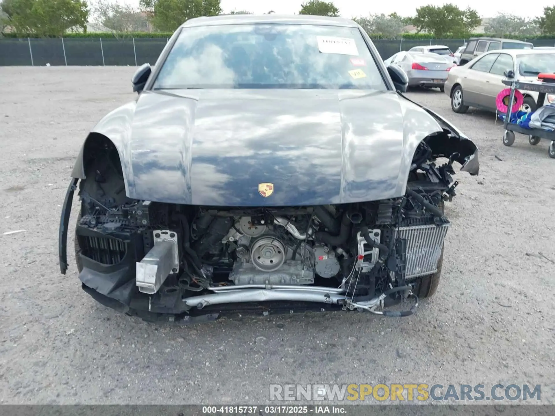 6 Photograph of a damaged car WP1AE2AYXMDA24566 PORSCHE CAYENNE E-HYBRID 2021