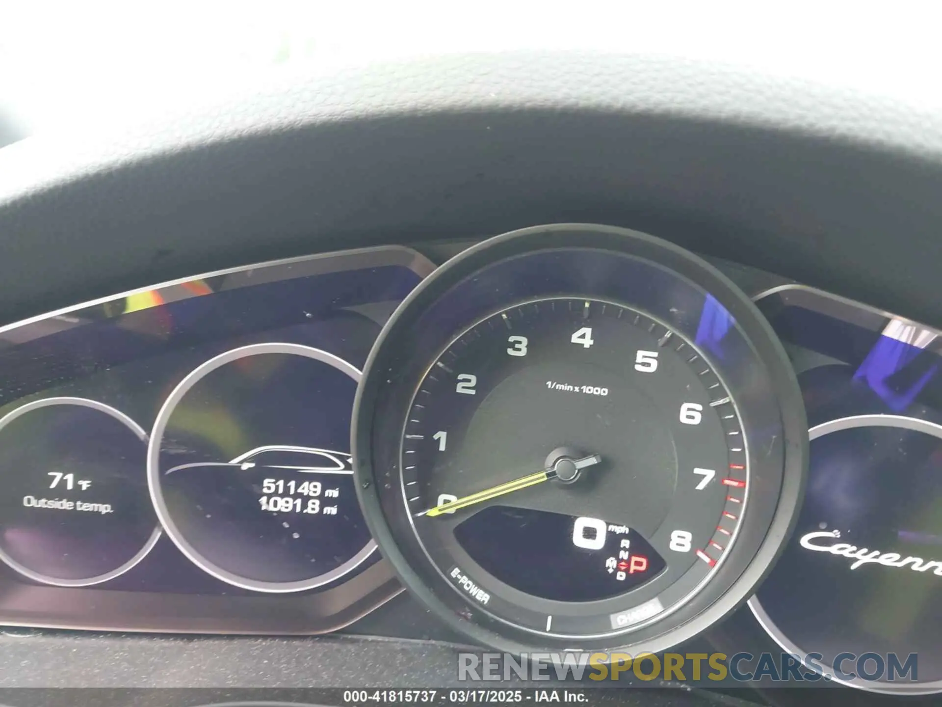 7 Photograph of a damaged car WP1AE2AYXMDA24566 PORSCHE CAYENNE E-HYBRID 2021