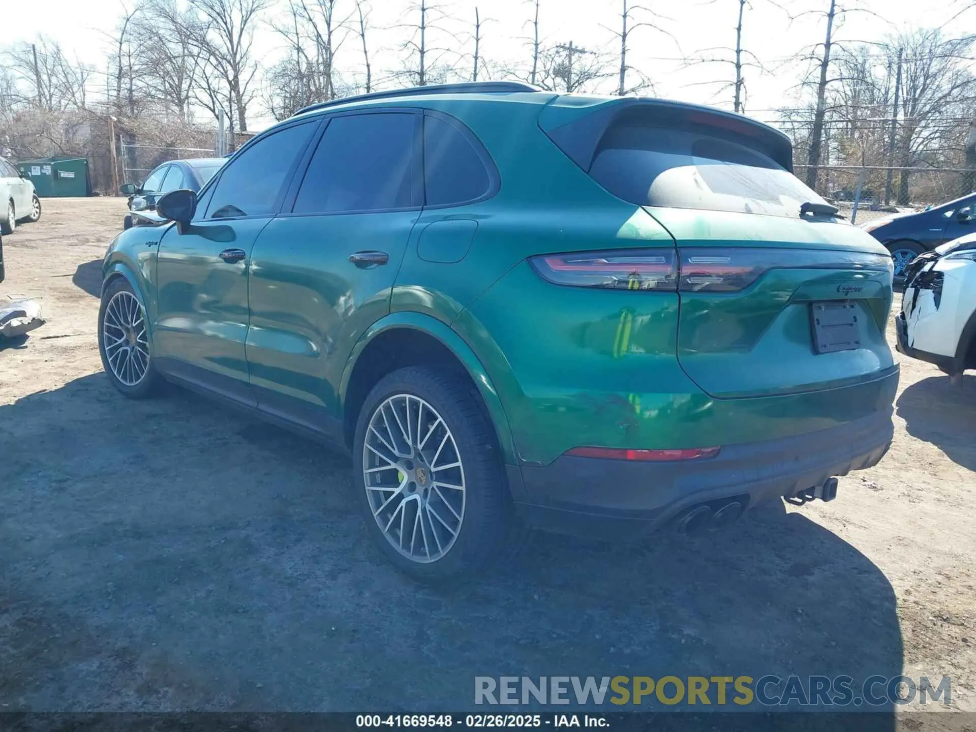 3 Photograph of a damaged car WP1AE2AY7NDA26826 PORSCHE CAYENNE E-HYBRID 2022