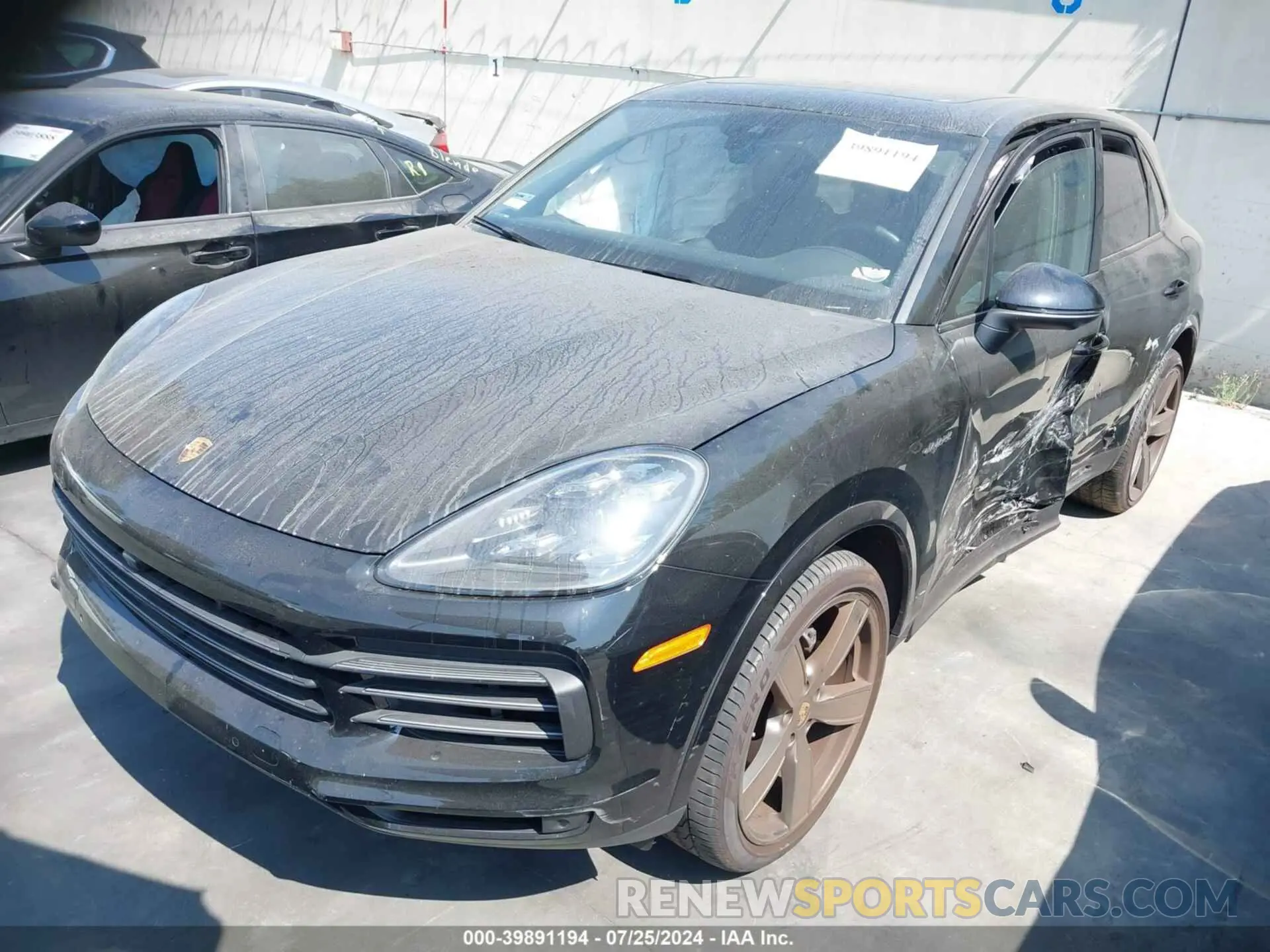 2 Photograph of a damaged car WP1AE2AY1PDA12570 PORSCHE CAYENNE E-HYBRID 2023