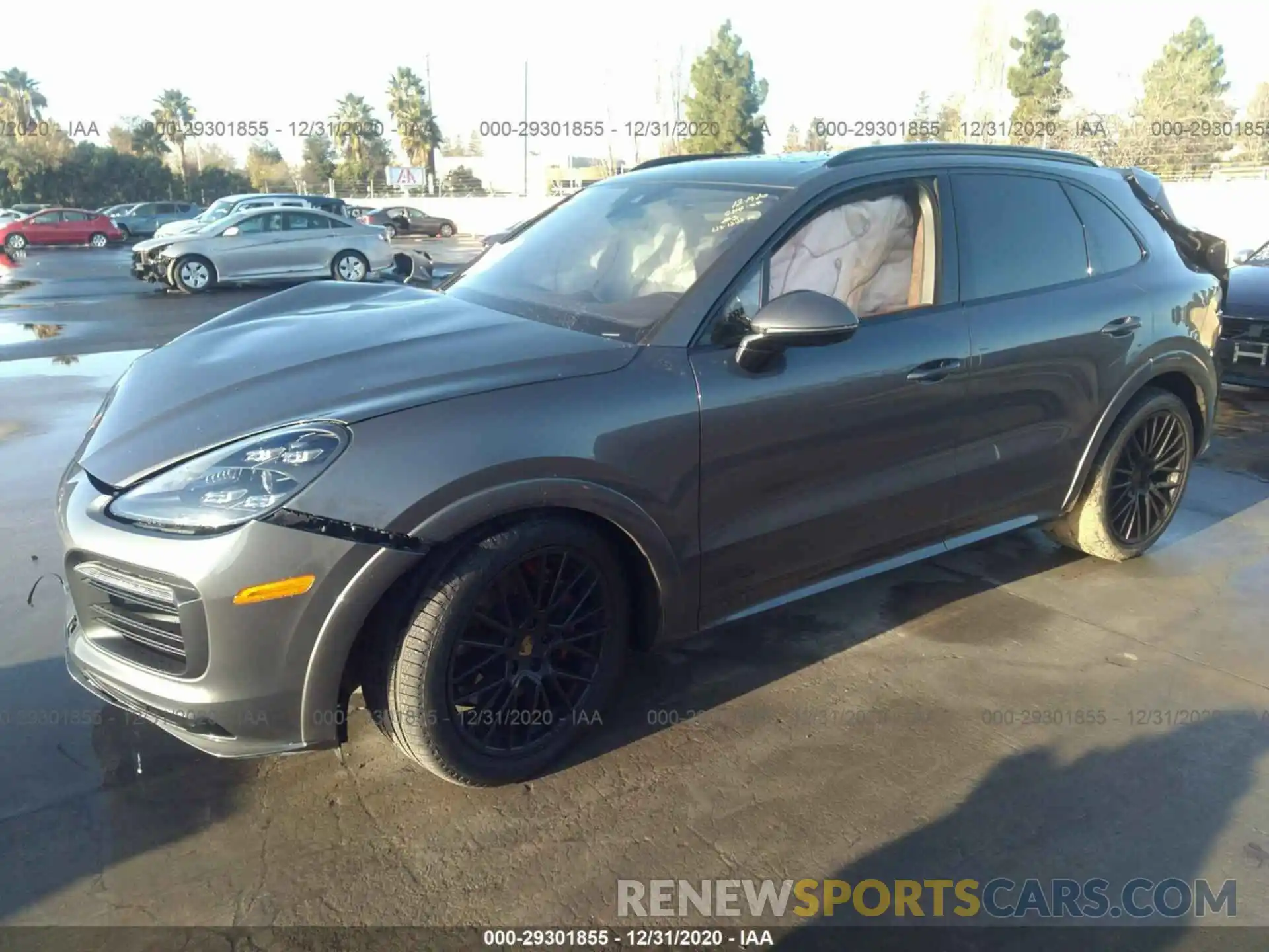 2 Photograph of a damaged car WP1AG2AY6MDA33937 PORSCHE CAYENNE GT 2021