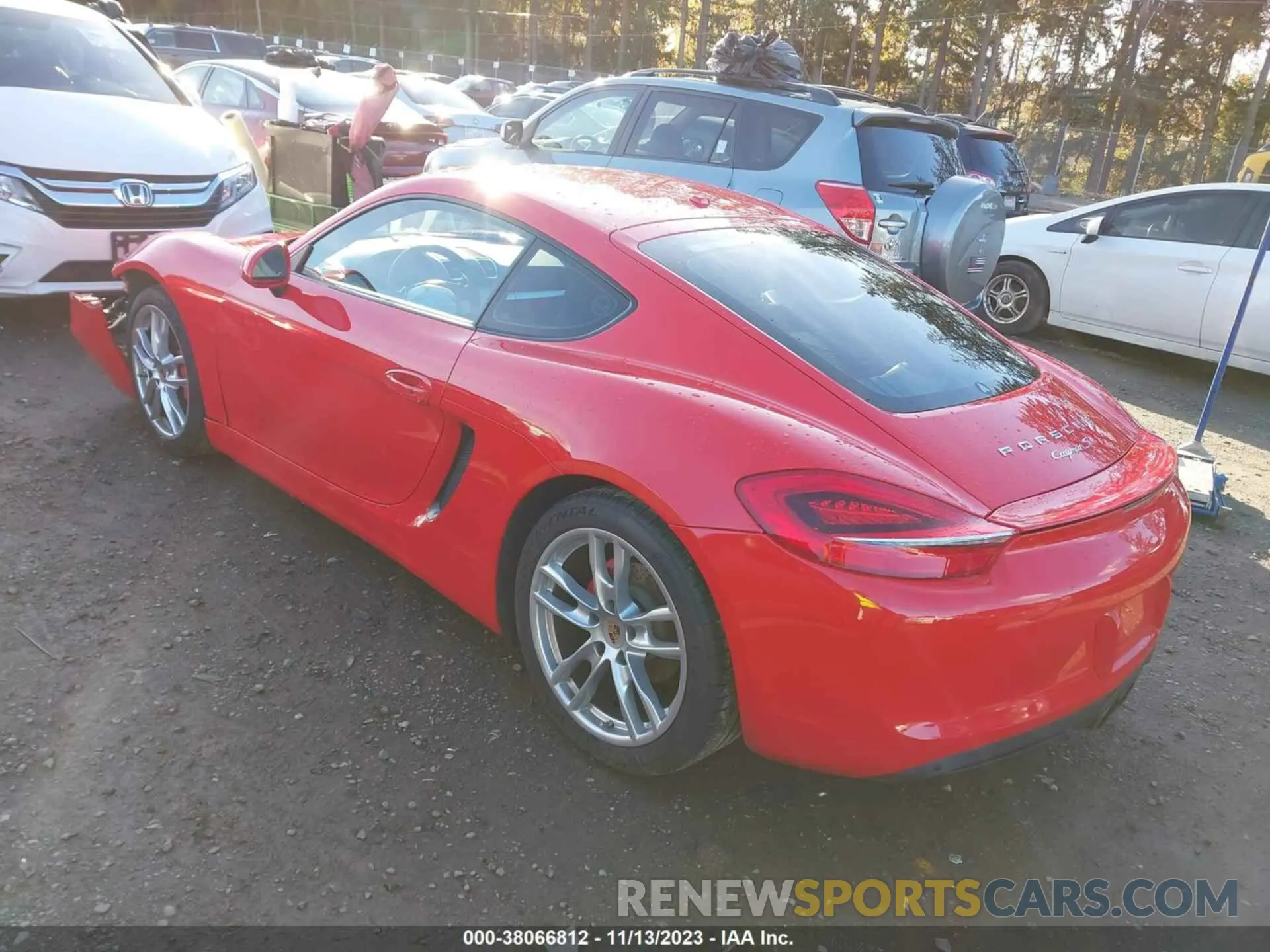 3 Photograph of a damaged car WP0AB2A81FK180794 PORSCHE CAYMAN 2015