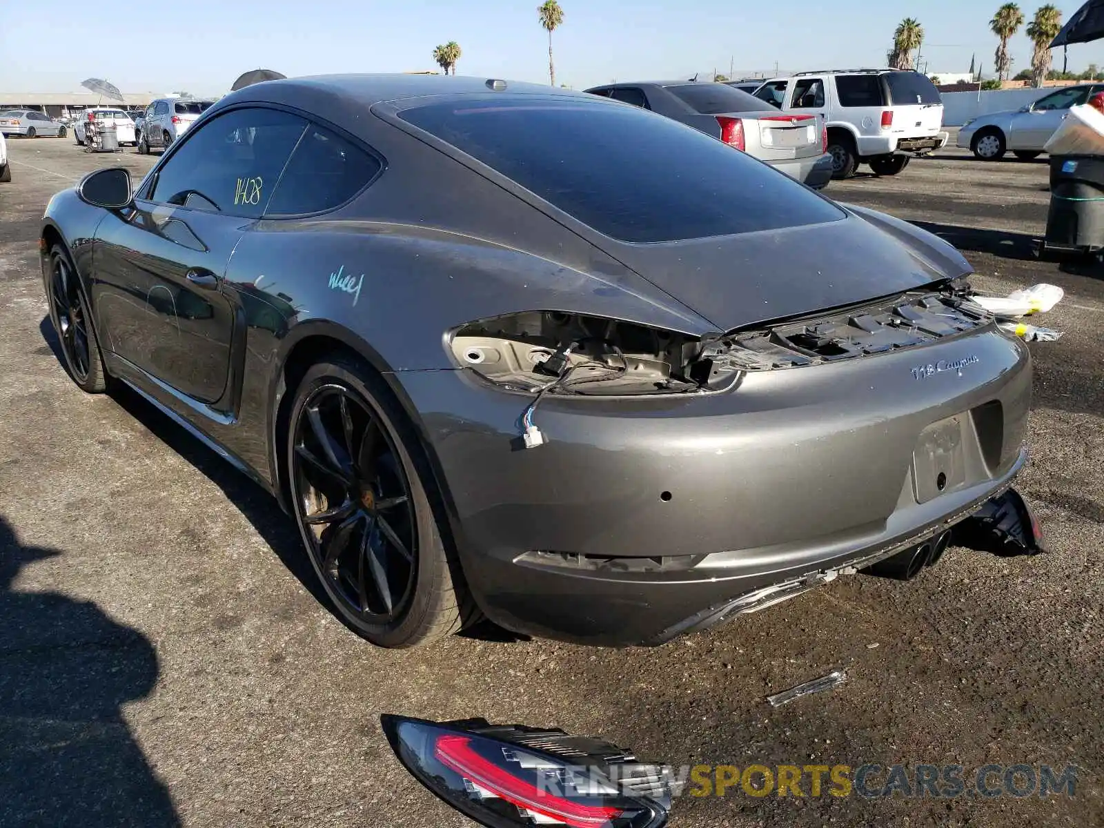 3 Photograph of a damaged car WP0AA2A82KS261008 PORSCHE CAYMAN 2019