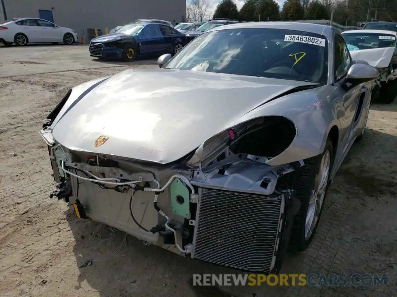 2 Photograph of a damaged car WP0AA2A83KS260434 PORSCHE CAYMAN 2019