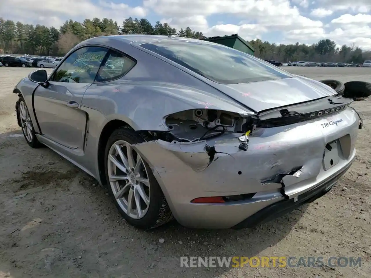 3 Photograph of a damaged car WP0AA2A83KS260434 PORSCHE CAYMAN 2019