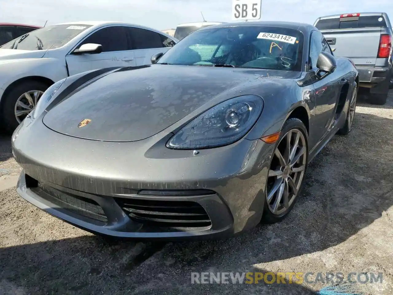 2 Photograph of a damaged car WP0AA2A83KS260689 PORSCHE CAYMAN 2019