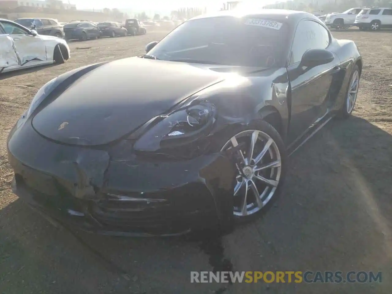 2 Photograph of a damaged car WP0AA2A89KS260146 PORSCHE CAYMAN 2019