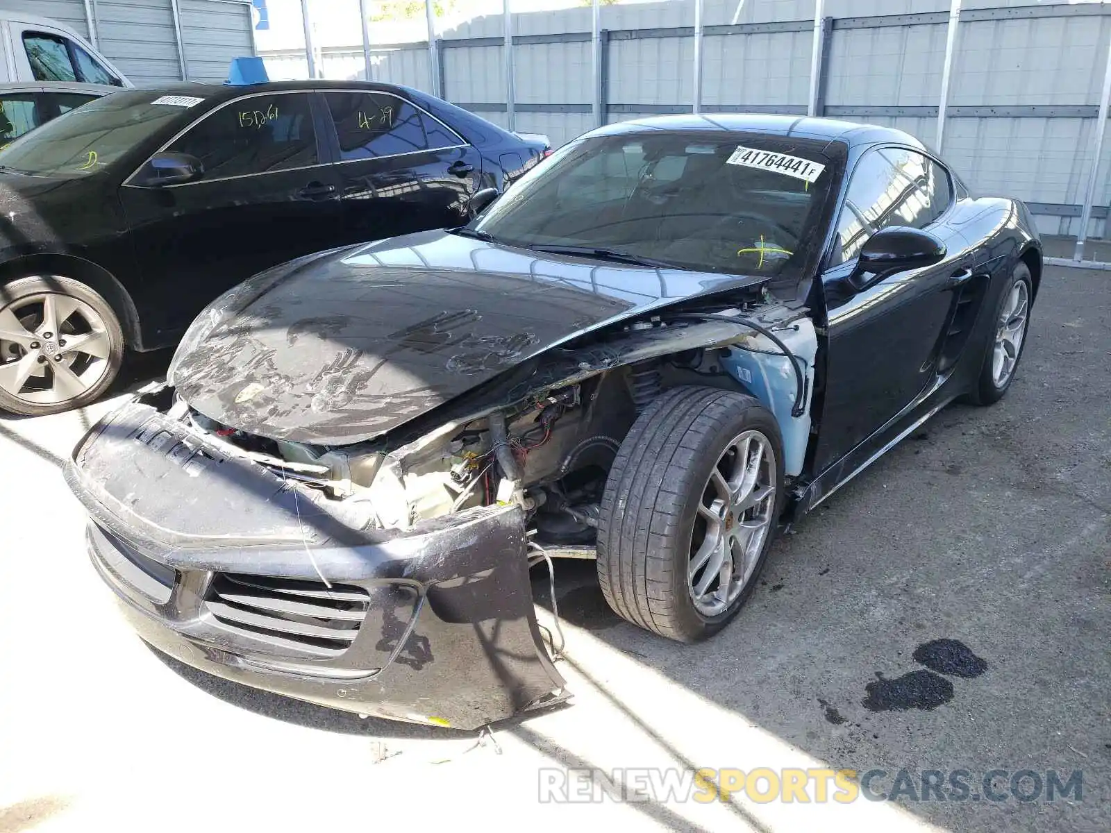 2 Photograph of a damaged car WP0AA2A89KS260244 PORSCHE CAYMAN 2019