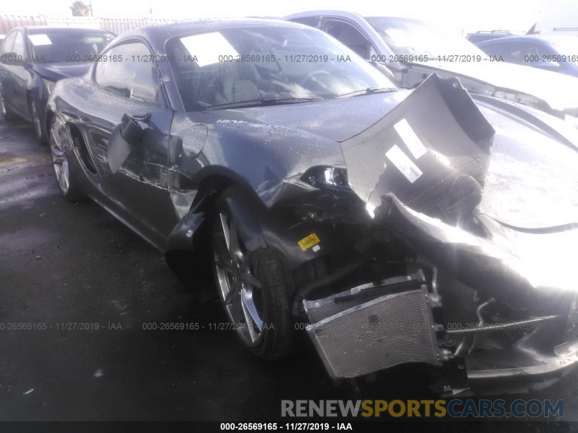 6 Photograph of a damaged car WP0AA2A8XKS261449 PORSCHE CAYMAN 2019