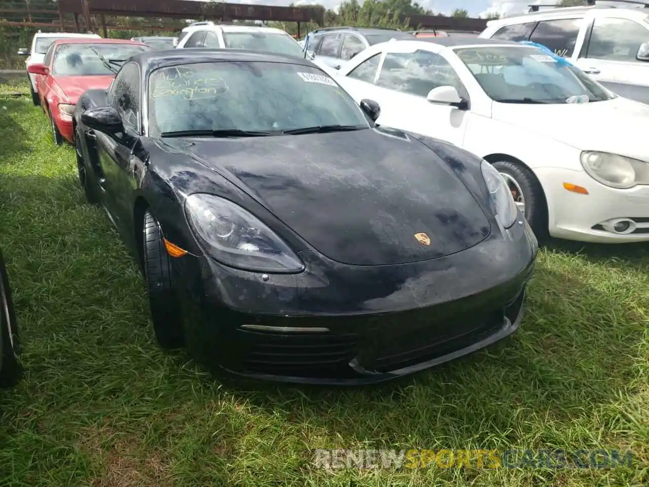 1 Photograph of a damaged car WP0AB2A82KS278839 PORSCHE CAYMAN 2019