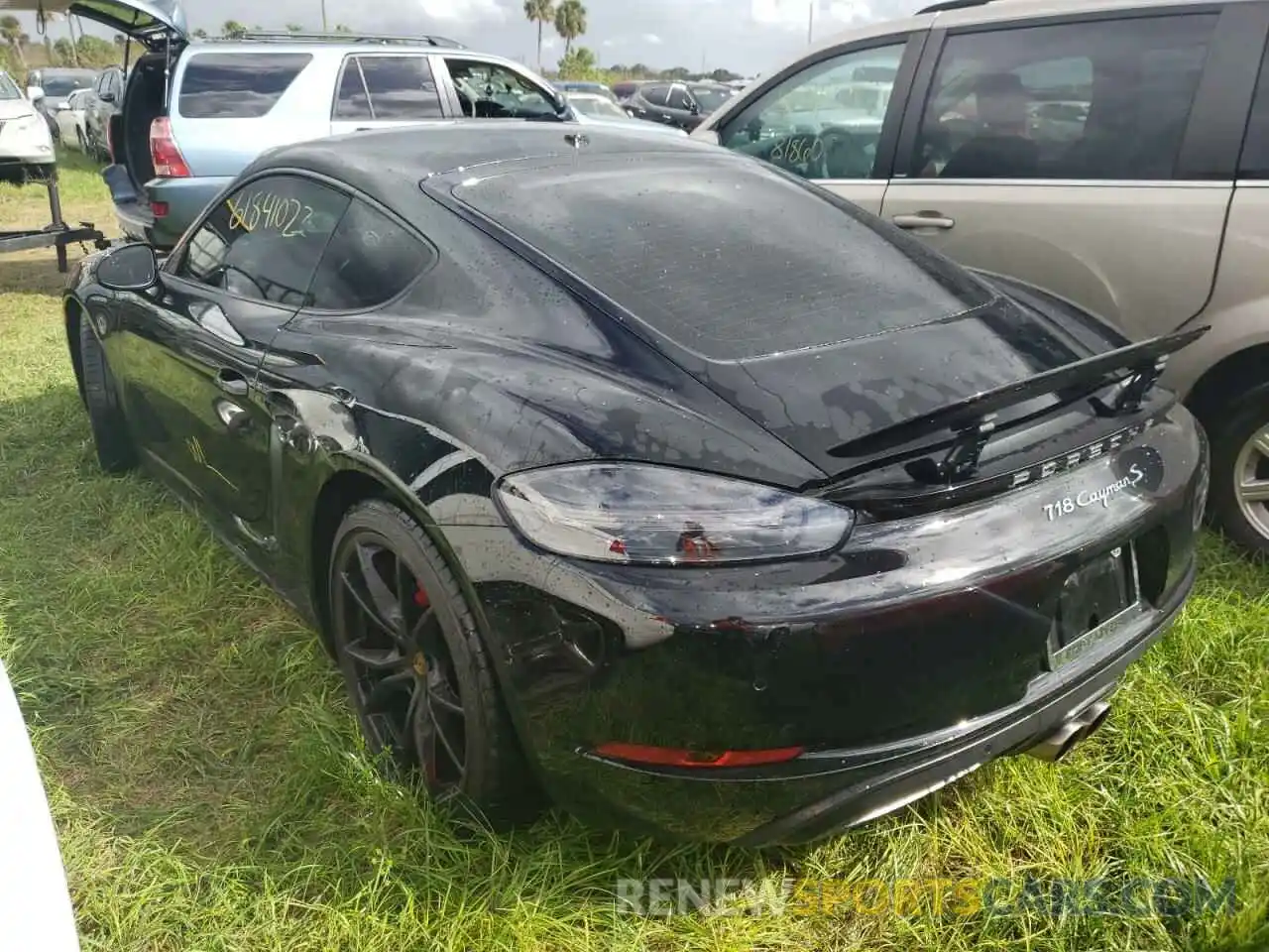 3 Photograph of a damaged car WP0AB2A82KS278839 PORSCHE CAYMAN 2019