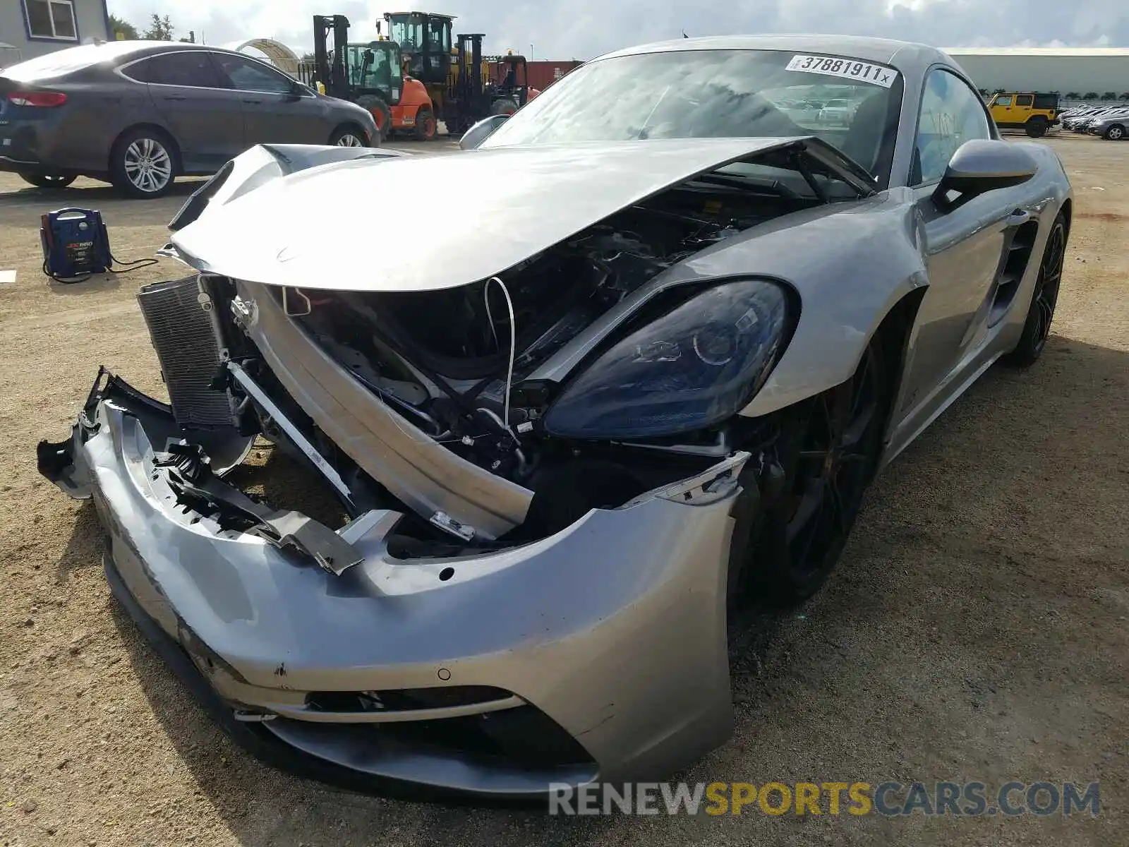 2 Photograph of a damaged car WP0AB2A86KS278097 PORSCHE CAYMAN 2019