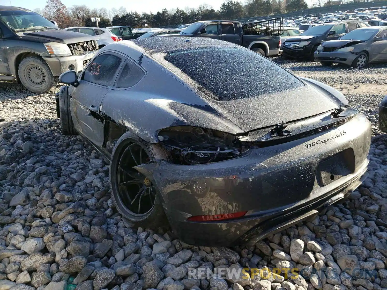 3 Photograph of a damaged car WP0AB2A86KS279007 PORSCHE CAYMAN 2019