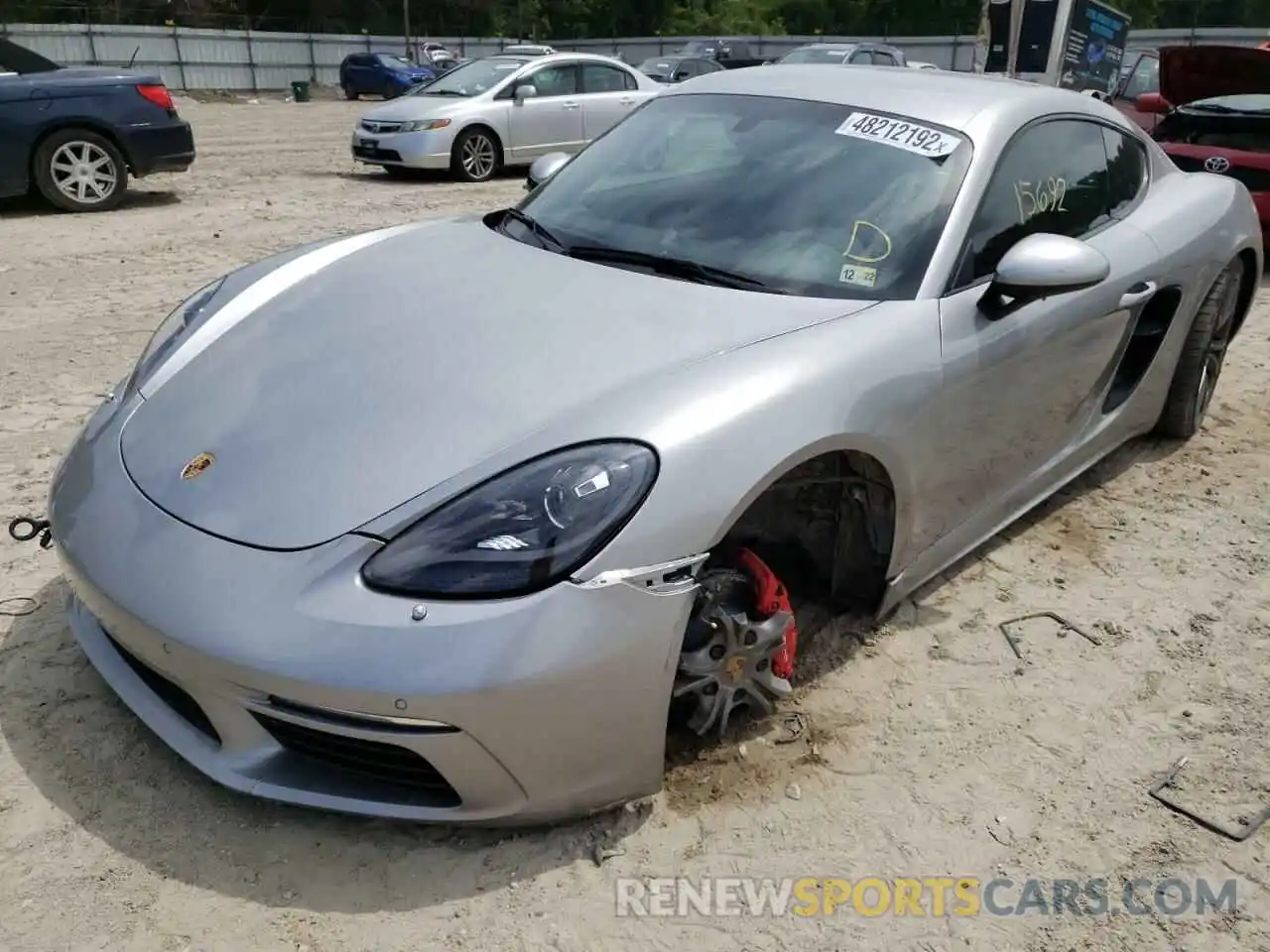 2 Photograph of a damaged car WP0AB2A89KS279082 PORSCHE CAYMAN 2019